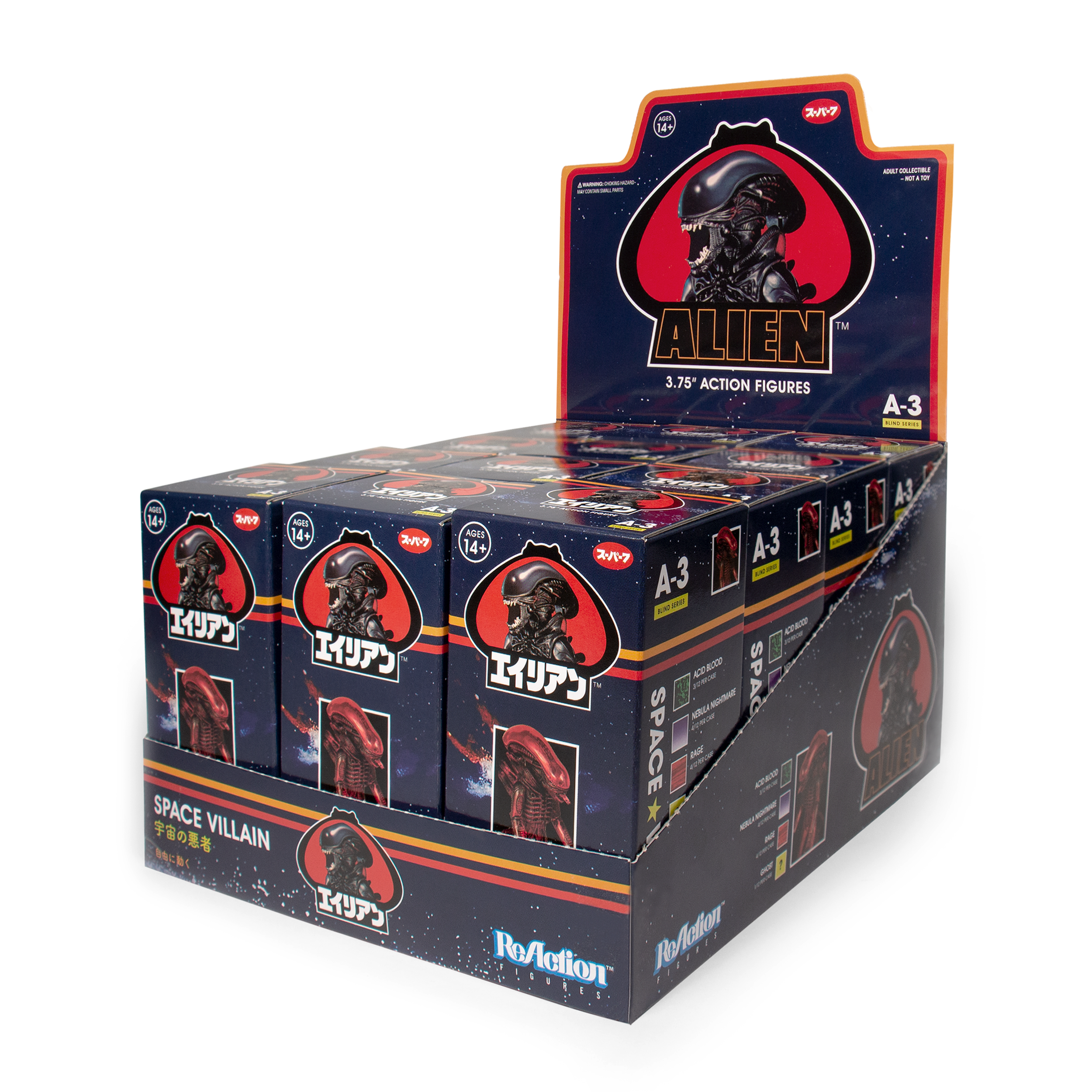 Alien ReAction Figure - Xenomorph Blind Box Flat (Wave 3)