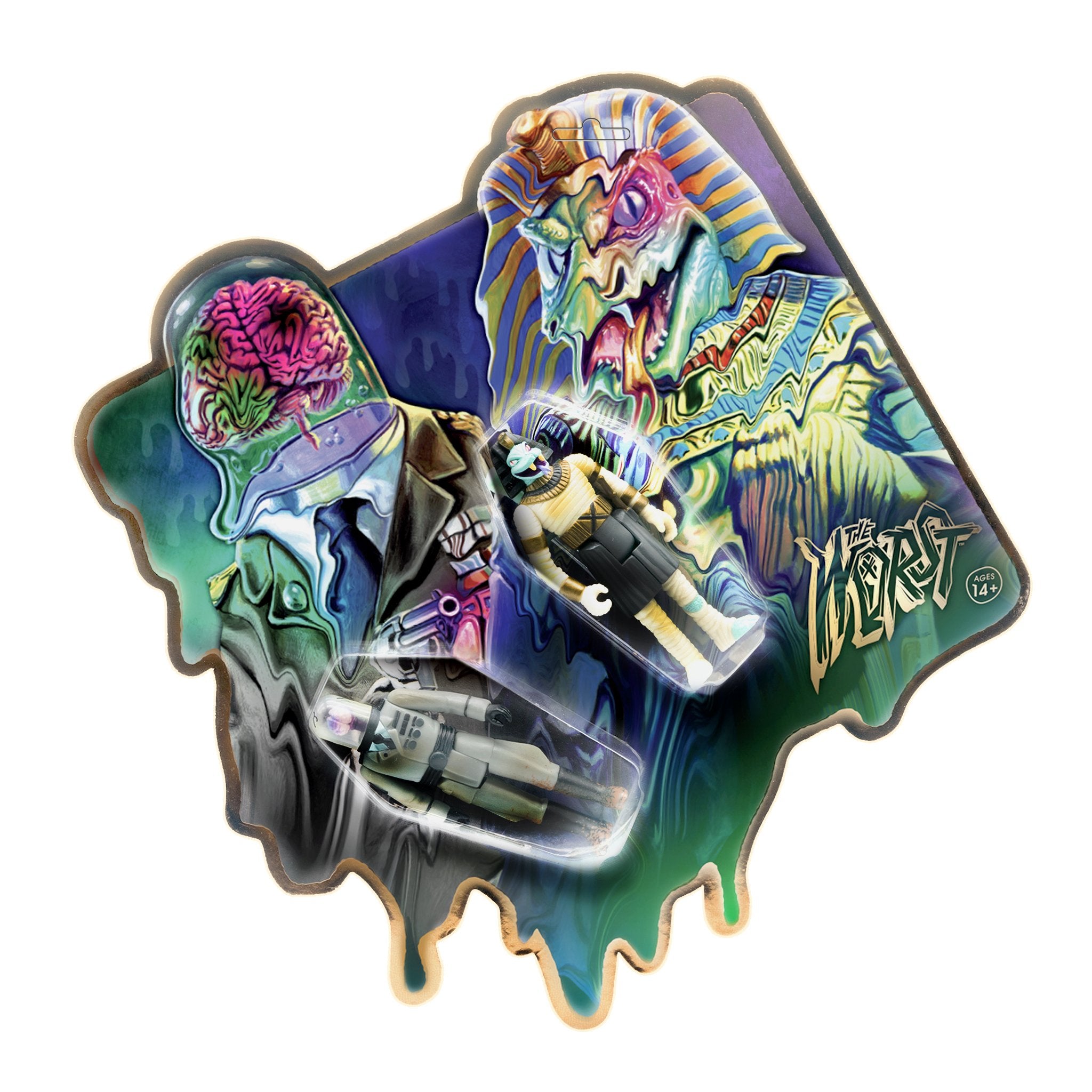 The Worst 2020 ReAction Figure 2-Pack - Snake Tut and Cortex Commander