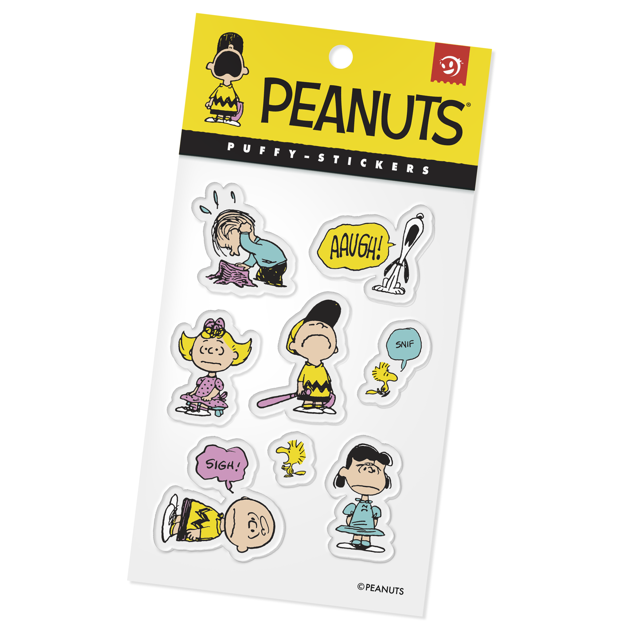 Peanuts Puffy Stickers - Set