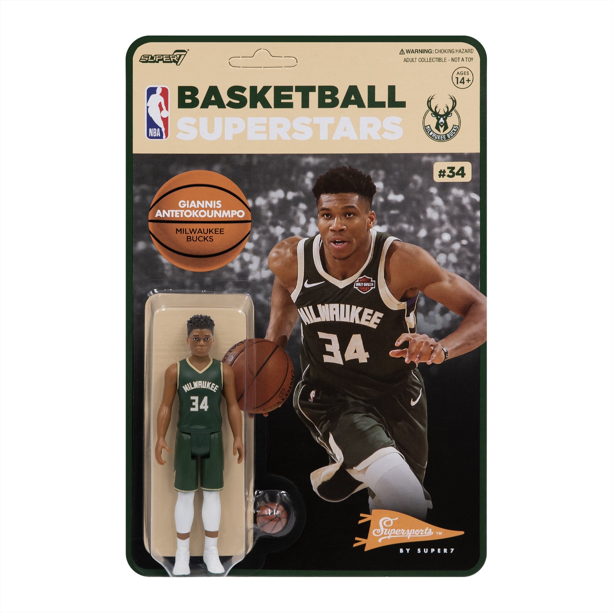 NBA Supersports Figure - Giannis Antetokounmpo (Bucks)