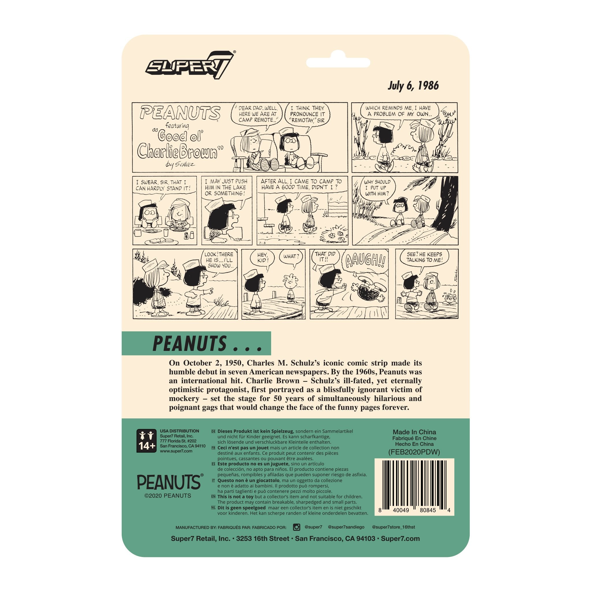 Peanuts ReAction Wave 3 - Camp Peppermint Patty