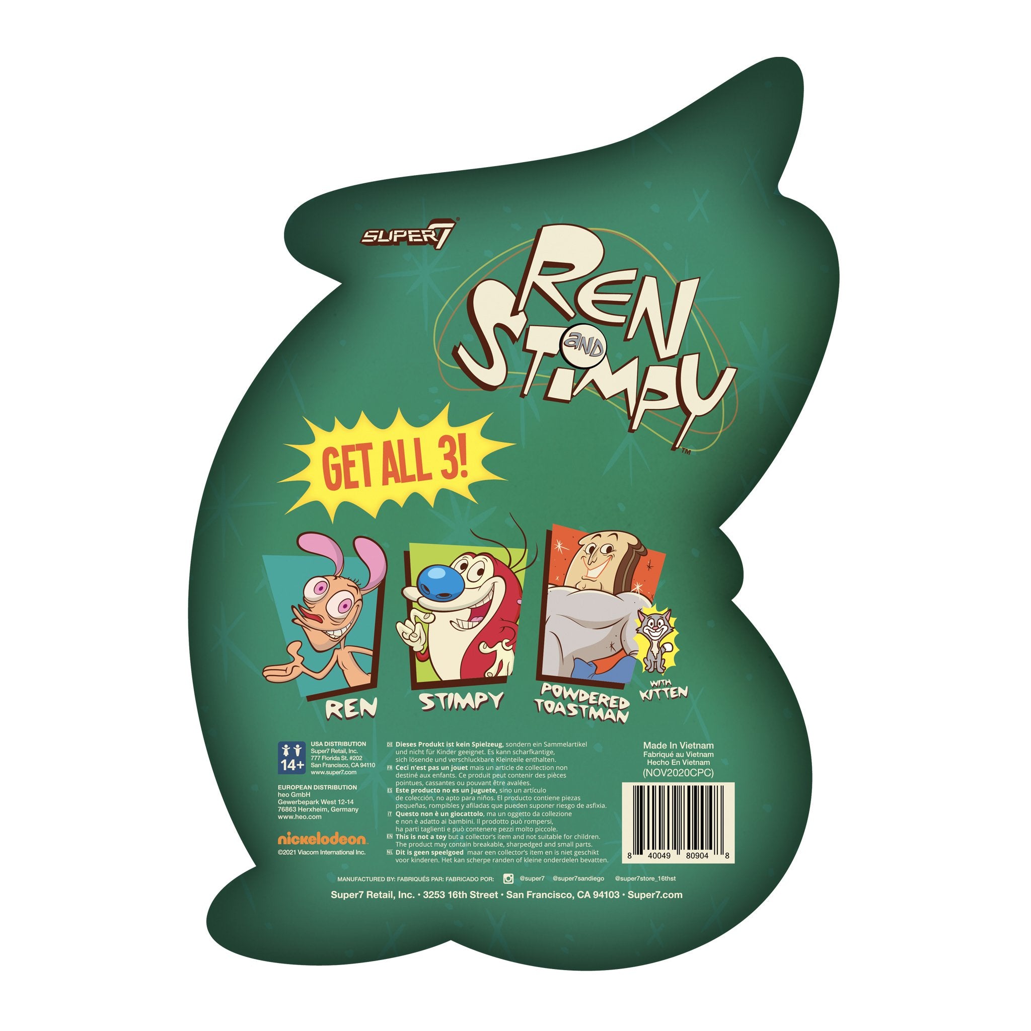 Ren & Stimpy ReAction Figure Wave 1 - Stimpy