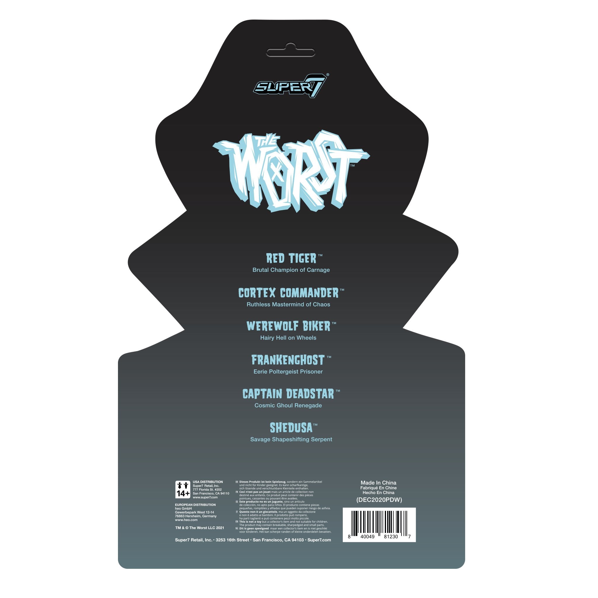 The Worst ReAction Figure - Werewolf Biker (Monster Glow)