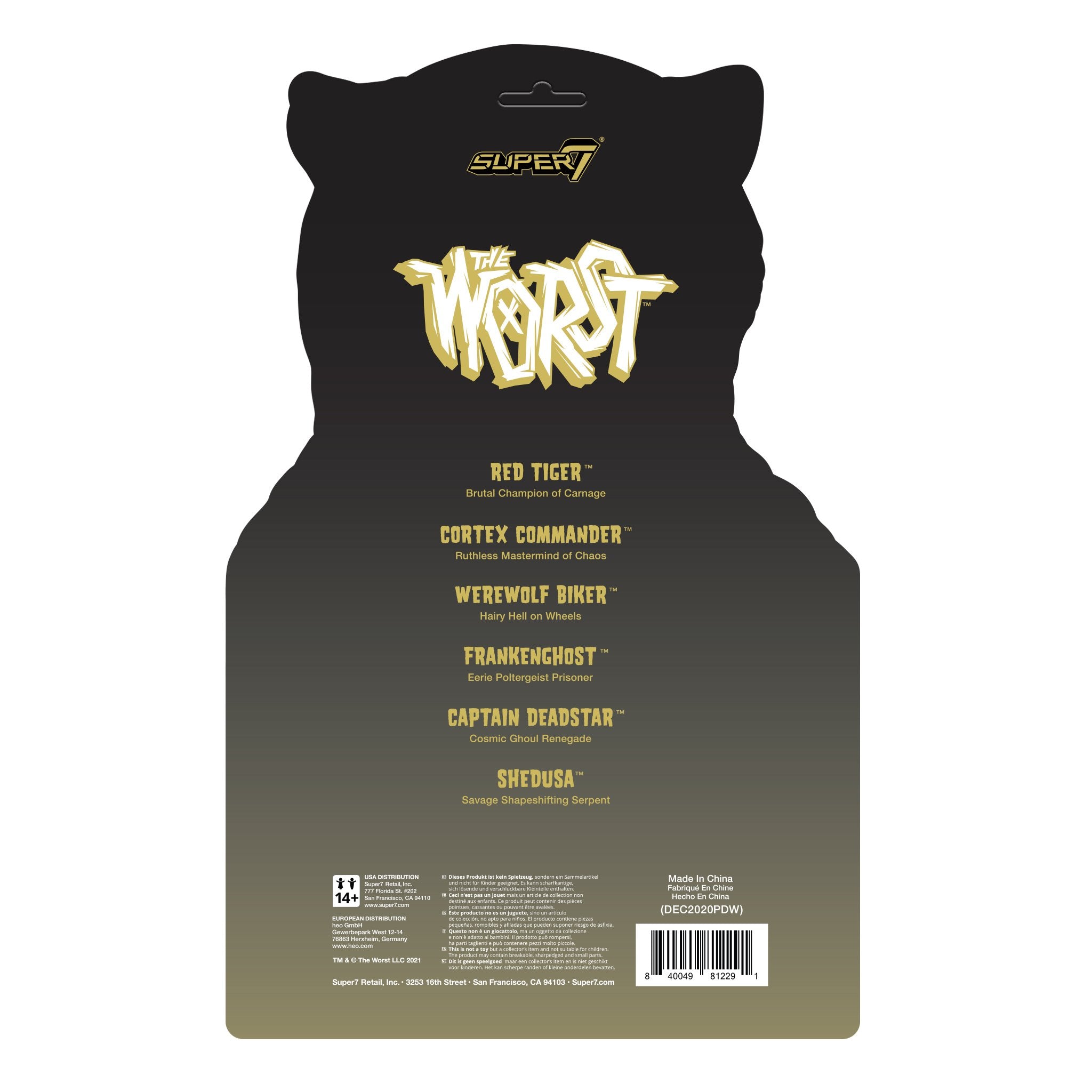 The Worst ReAction Figure - Red Tiger (Monster Glow)