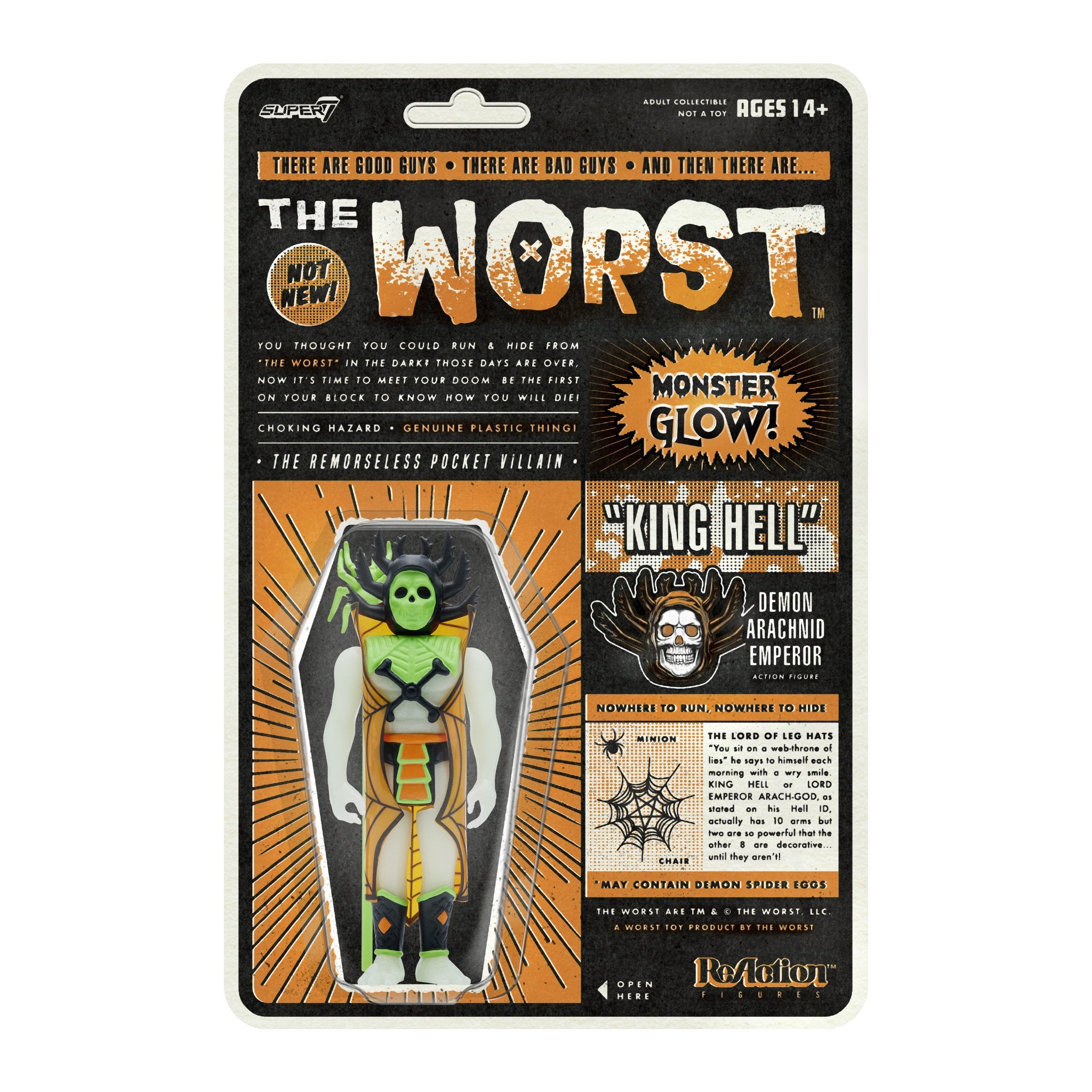 The Worst ReAction Figures Wave 3 - King Hell (Hell-oween Glow)