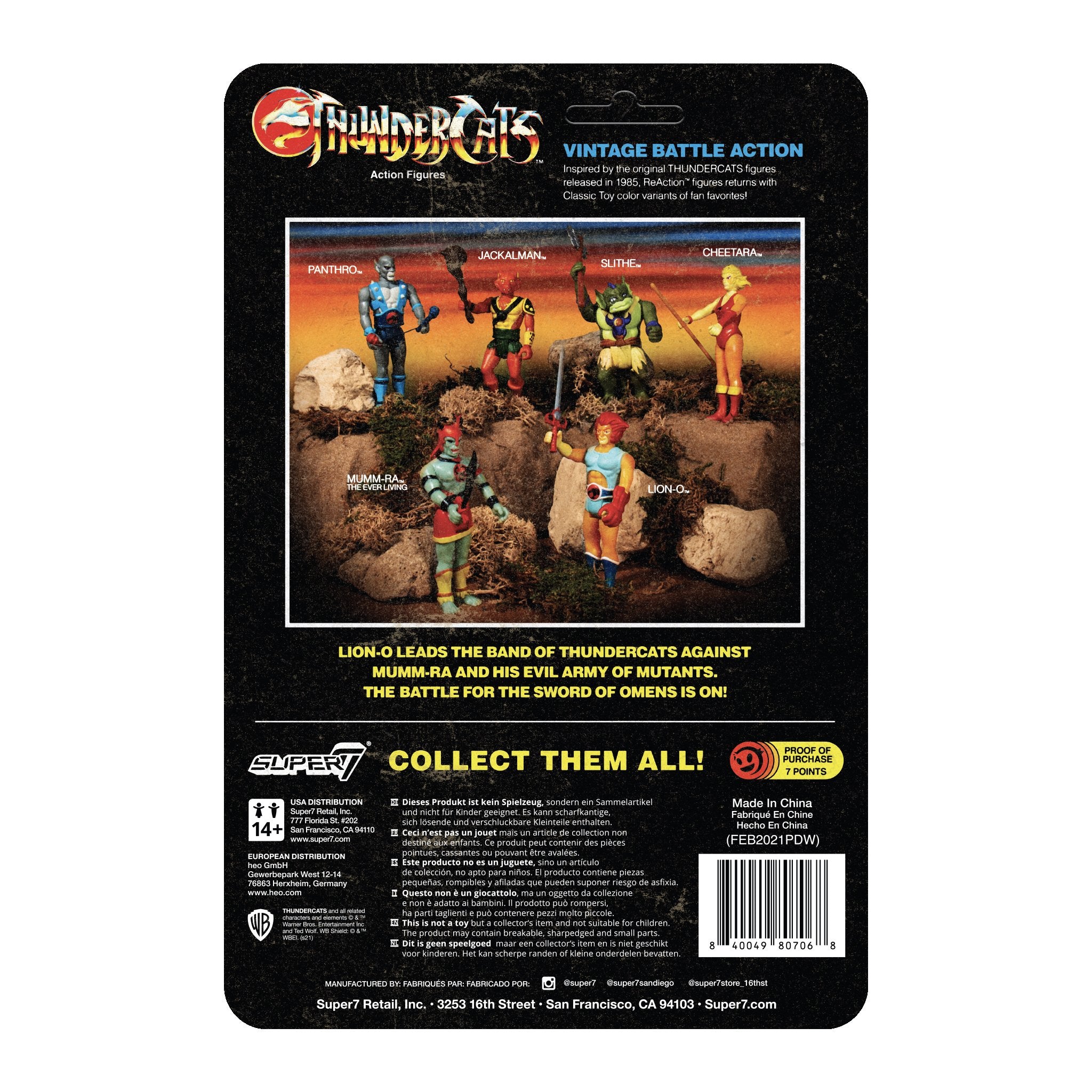 ThunderCats ReAction Figure - Cheetara (Toy Variant)