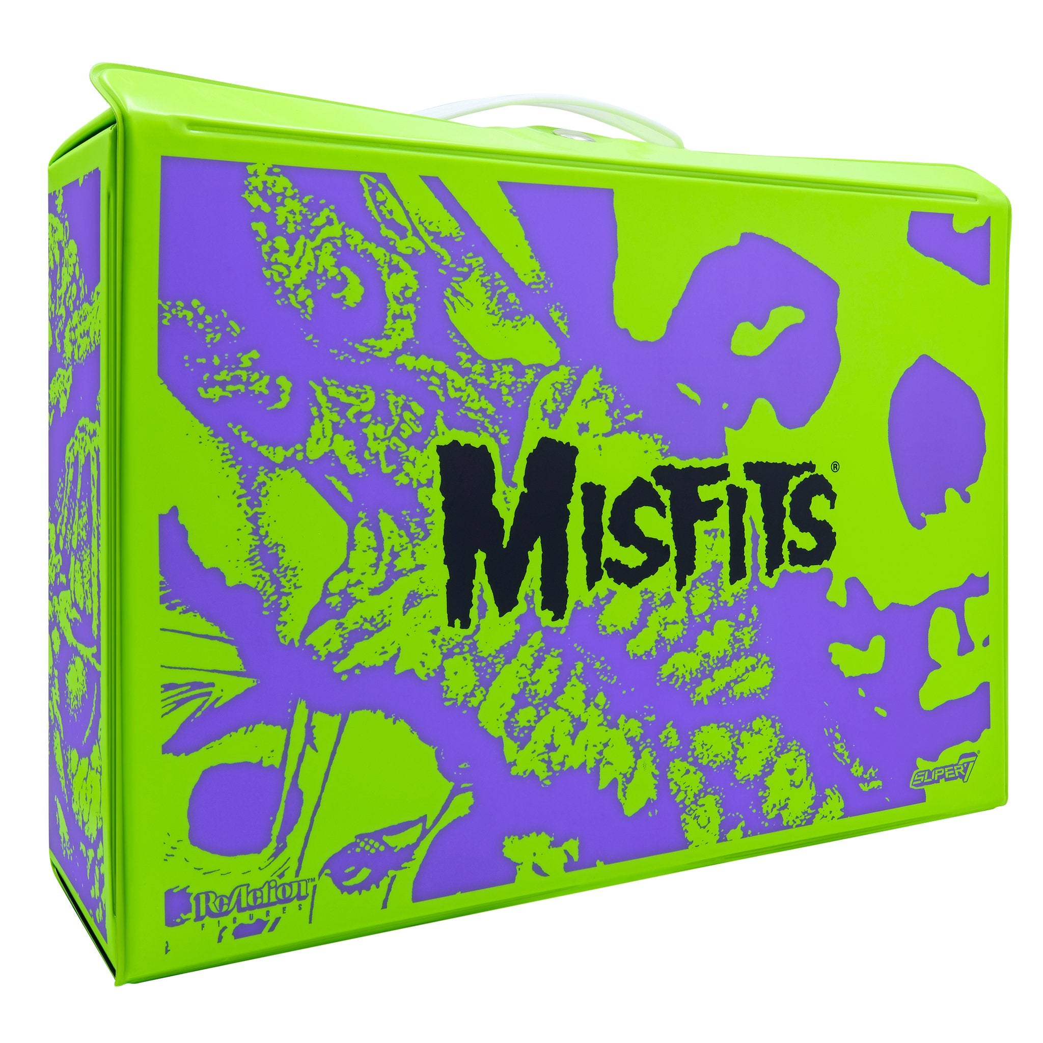 Misfits ReAction Figures - Carry Case with Fiend (Neon Green Purple)