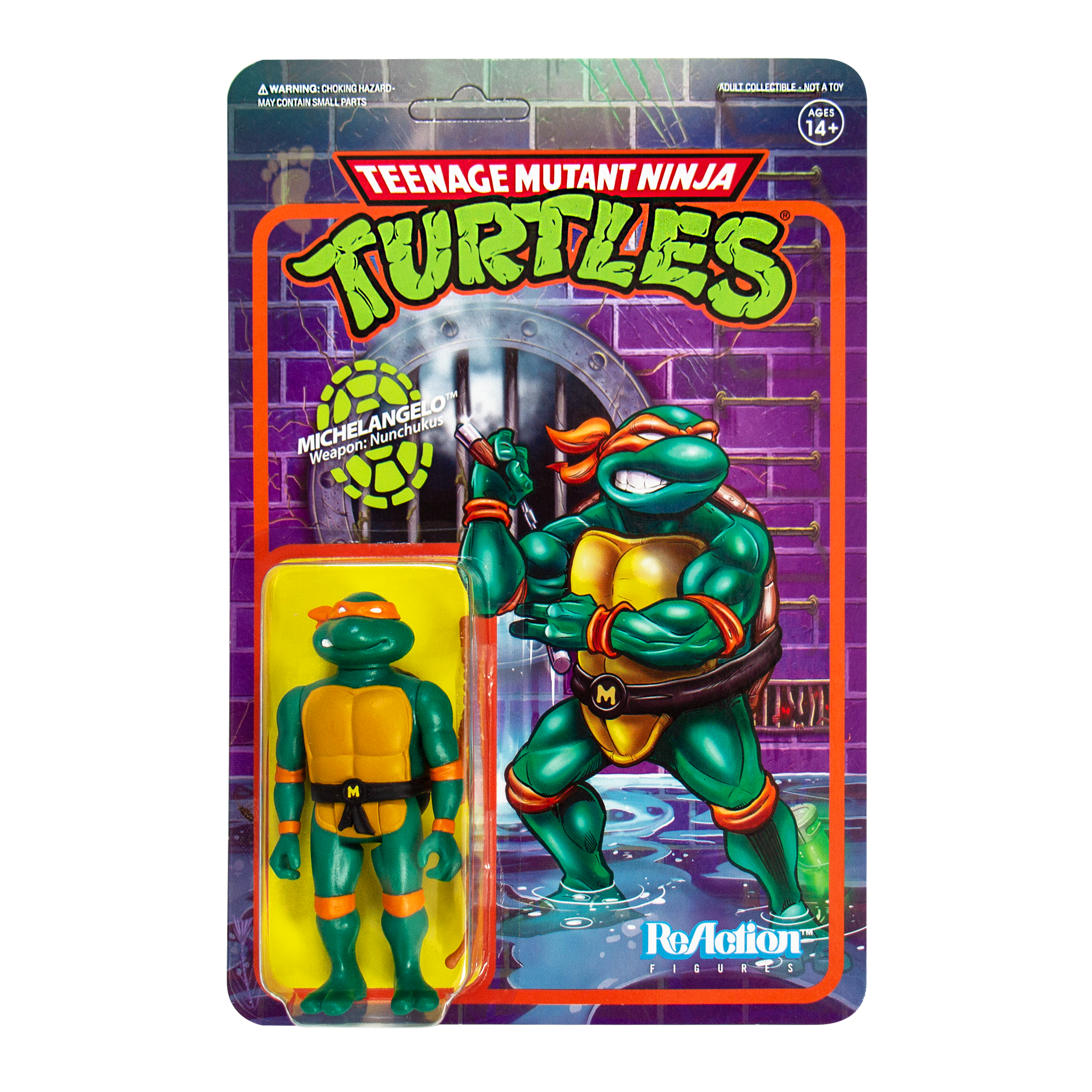 Teenage Mutant Ninja Turtles ReAction Figure - Michelangelo