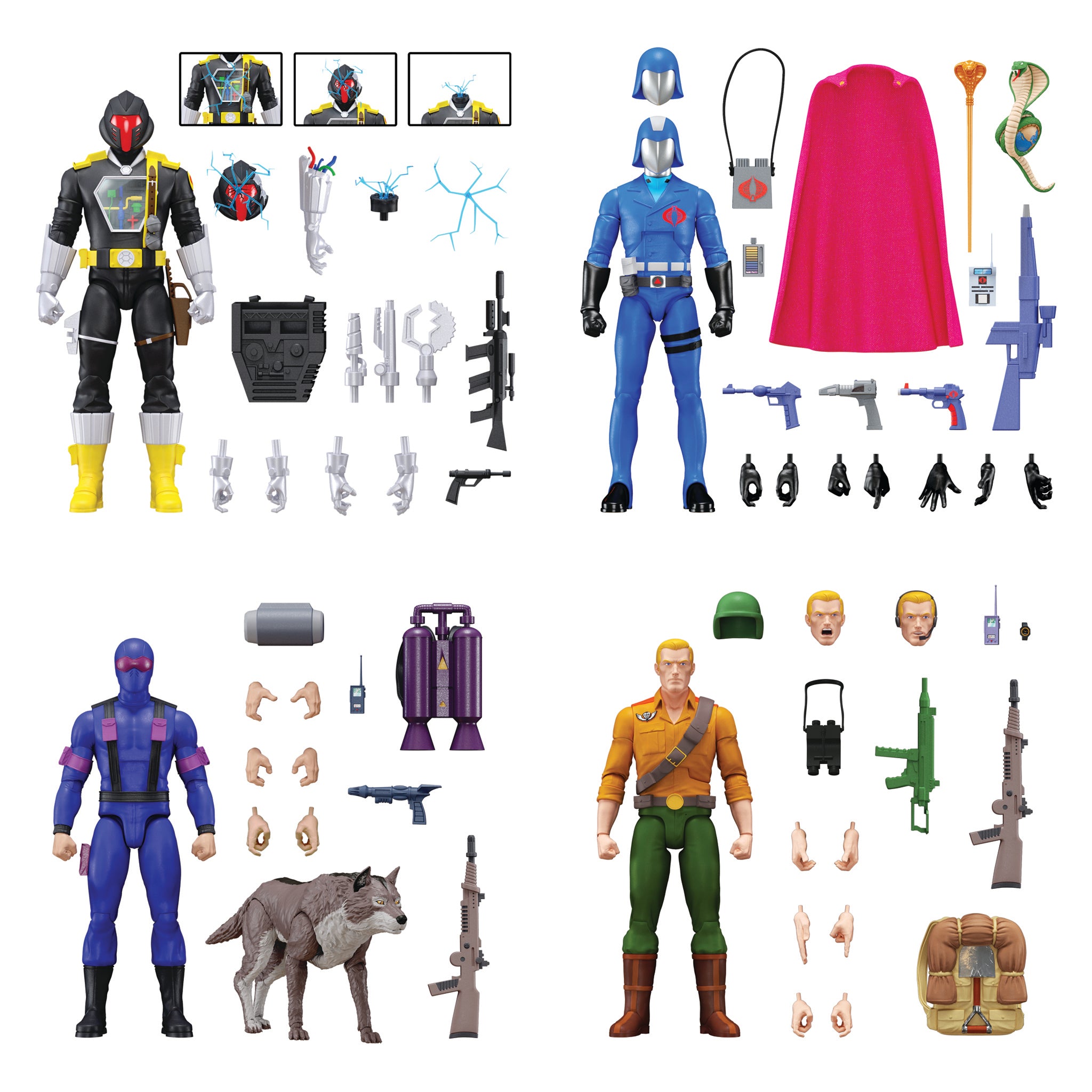 G.I. Joe ULTIMATES! Wave 1 - Set of 4 (Pre-Order)