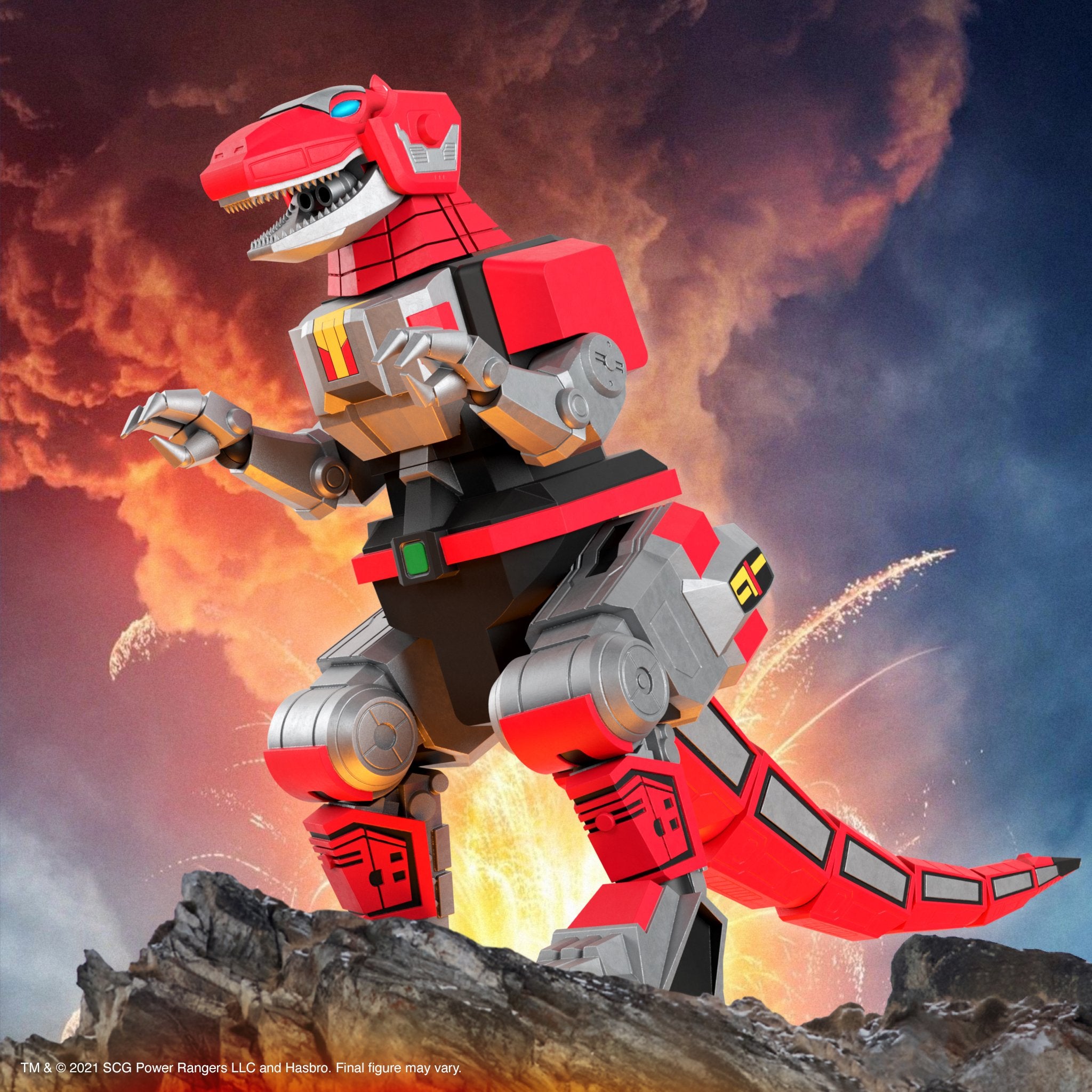 Mighty Morphin Power Rangers ULTIMATES! Wave 1 - Tyrannosaurus Dinozord (Pre-Order)