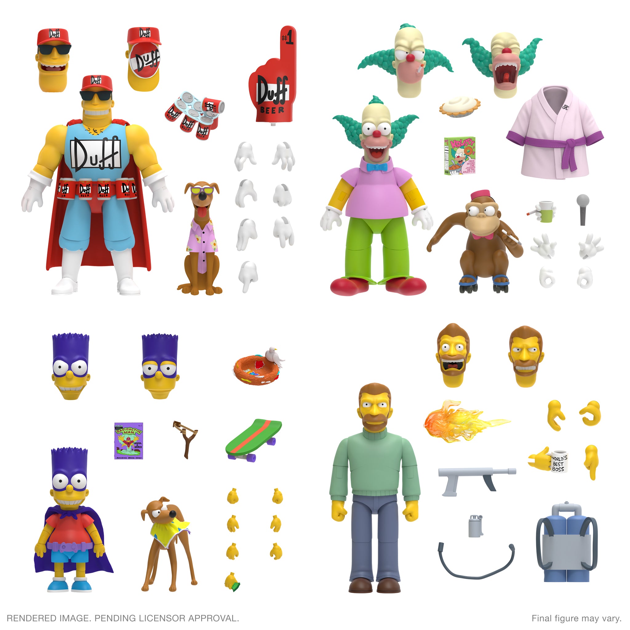 The Simpsons ULTIMATES! Wave 2 - Set of 4 (Pre-Order)