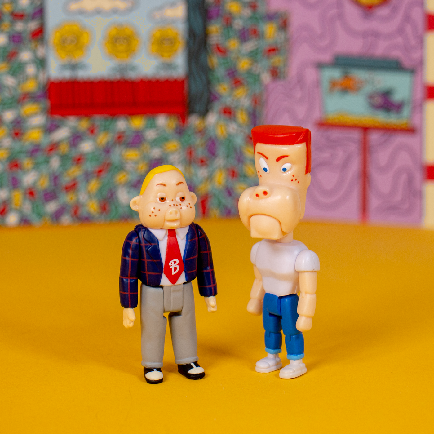 Pee-wee's Playhouse ReAction Figure - Randy & Billy Baloney