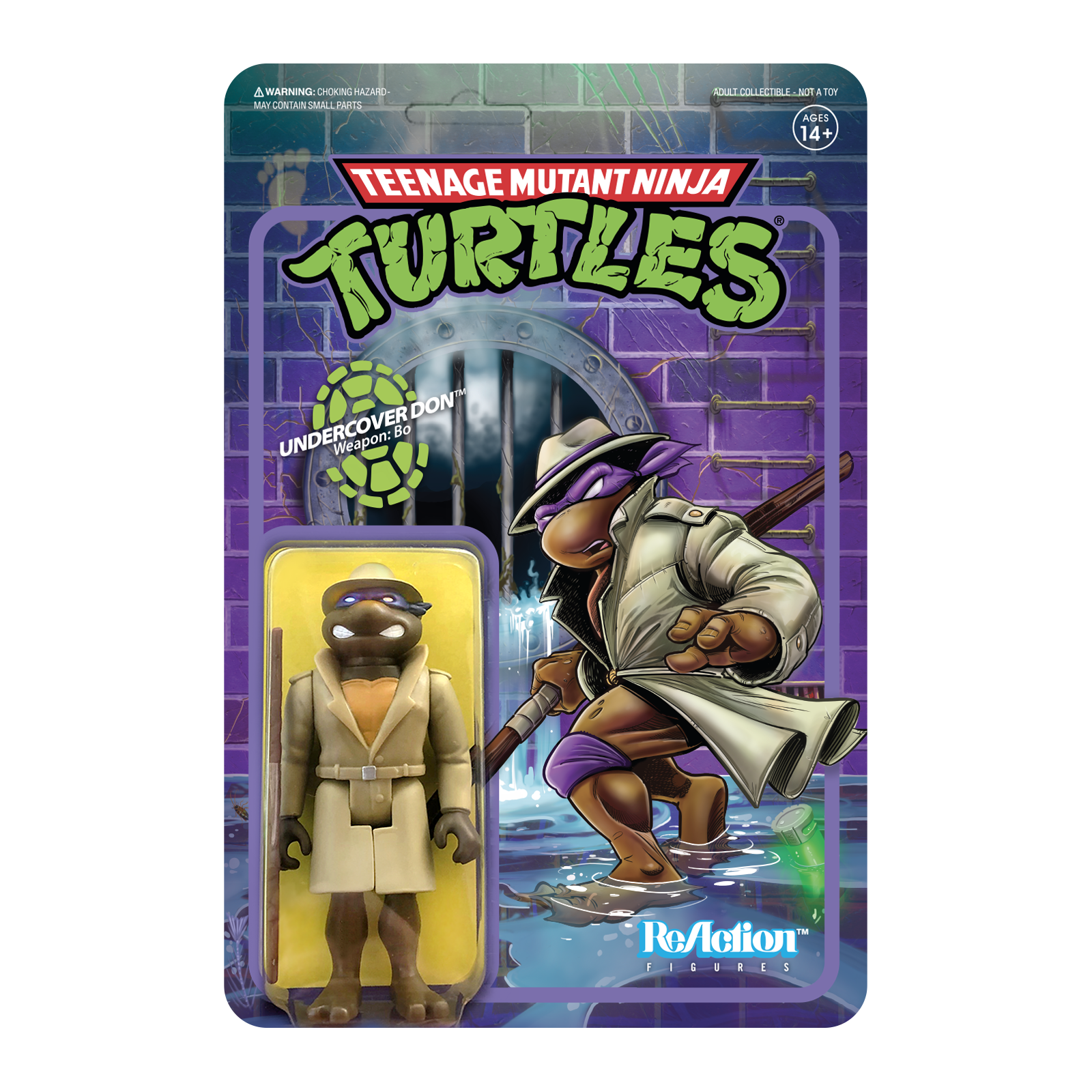 Teenage Mutant Ninja Turtles ReAction Figure Wave 2  - Undercover Donatello