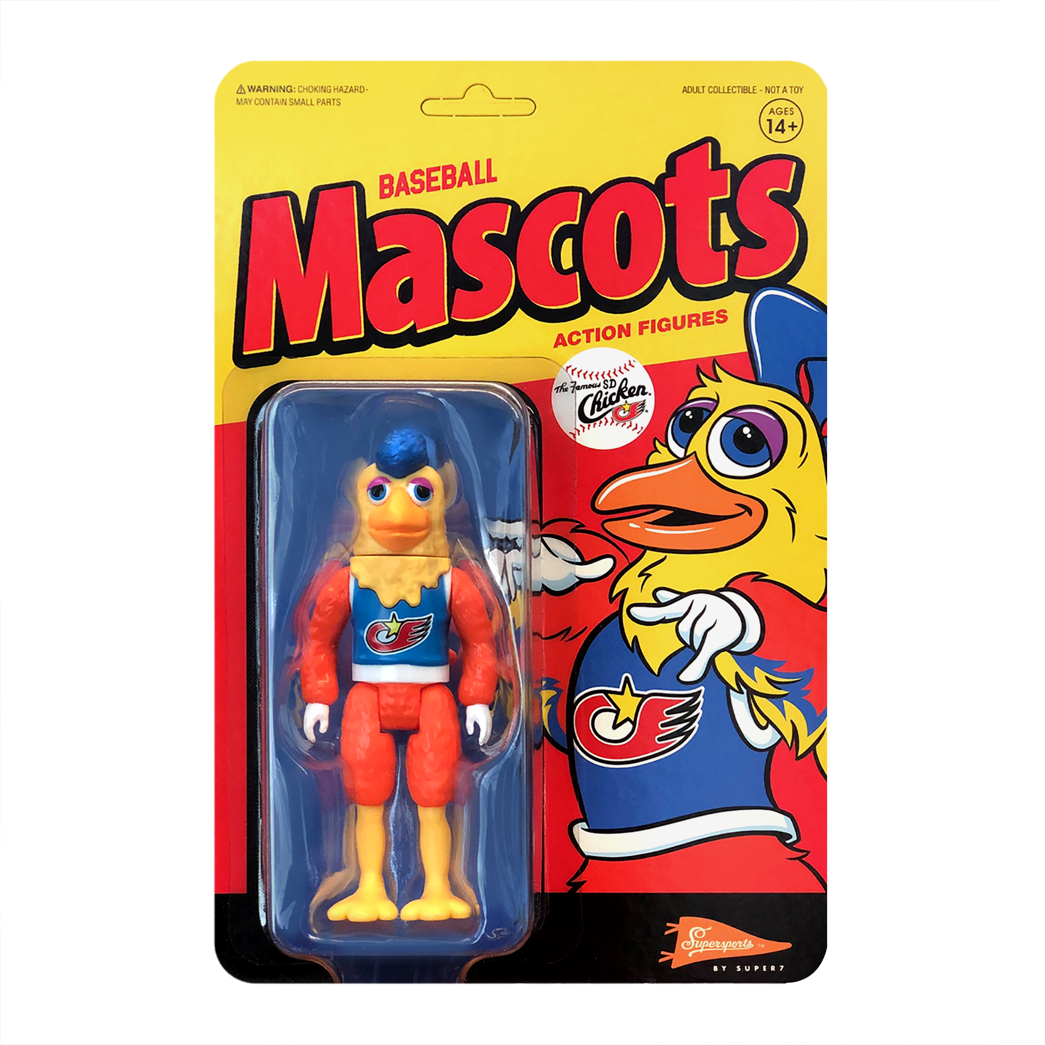 Baseball Mascot ReAction Figure - San Diego Chicken