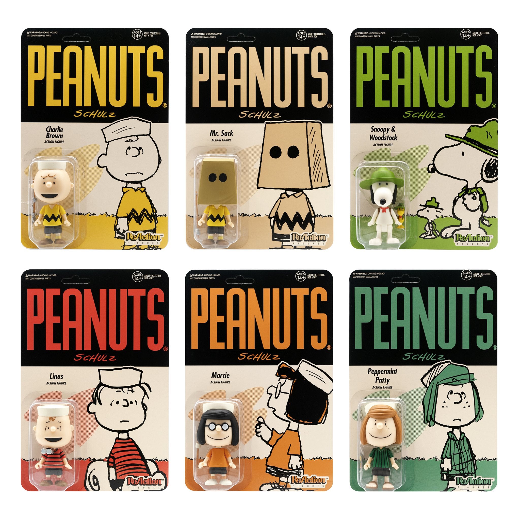 Peanuts Reaction Full Set - Wave 3 (Set of 6)