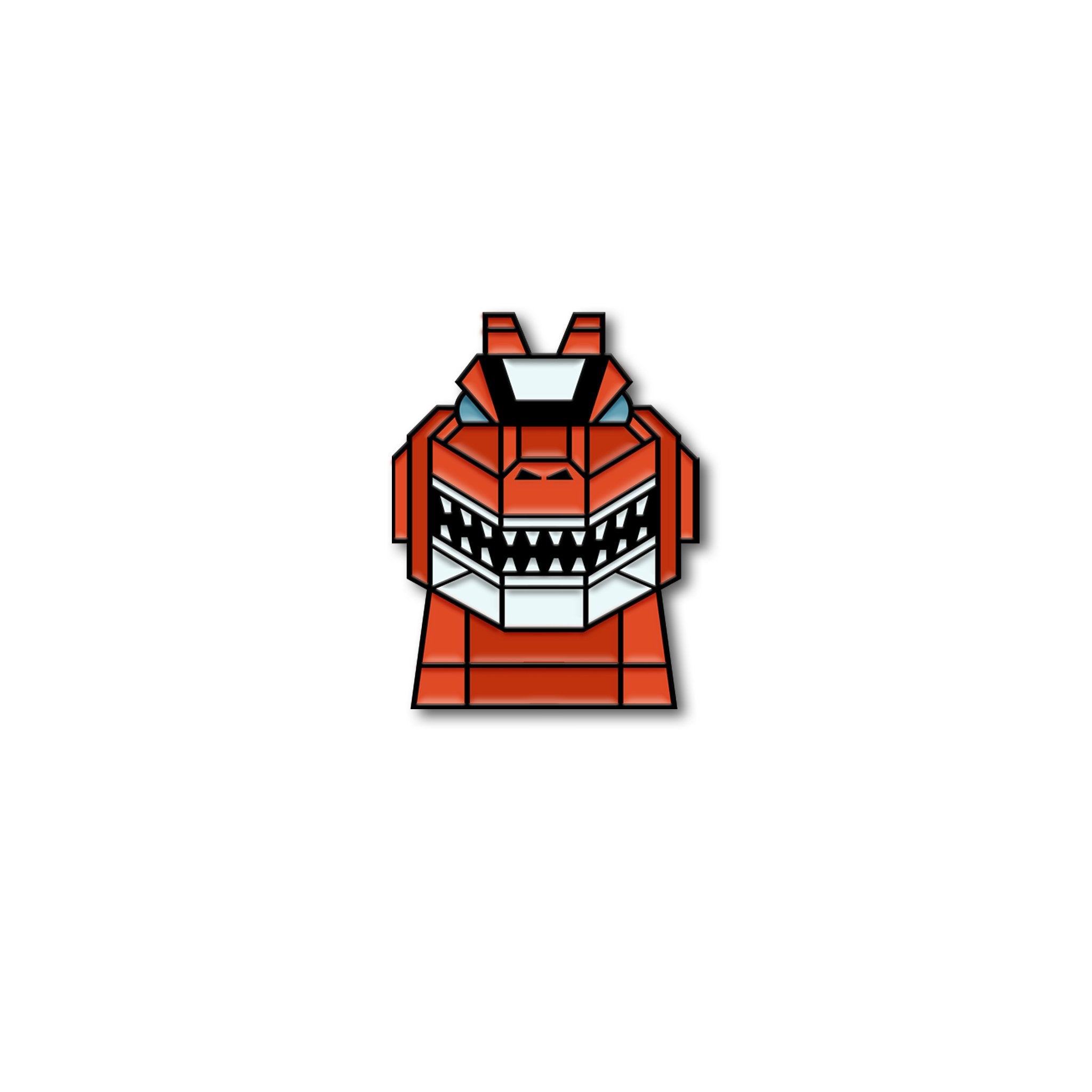 Mighty Morphin Power Rangers Enamel Pin - T-Rex Zord