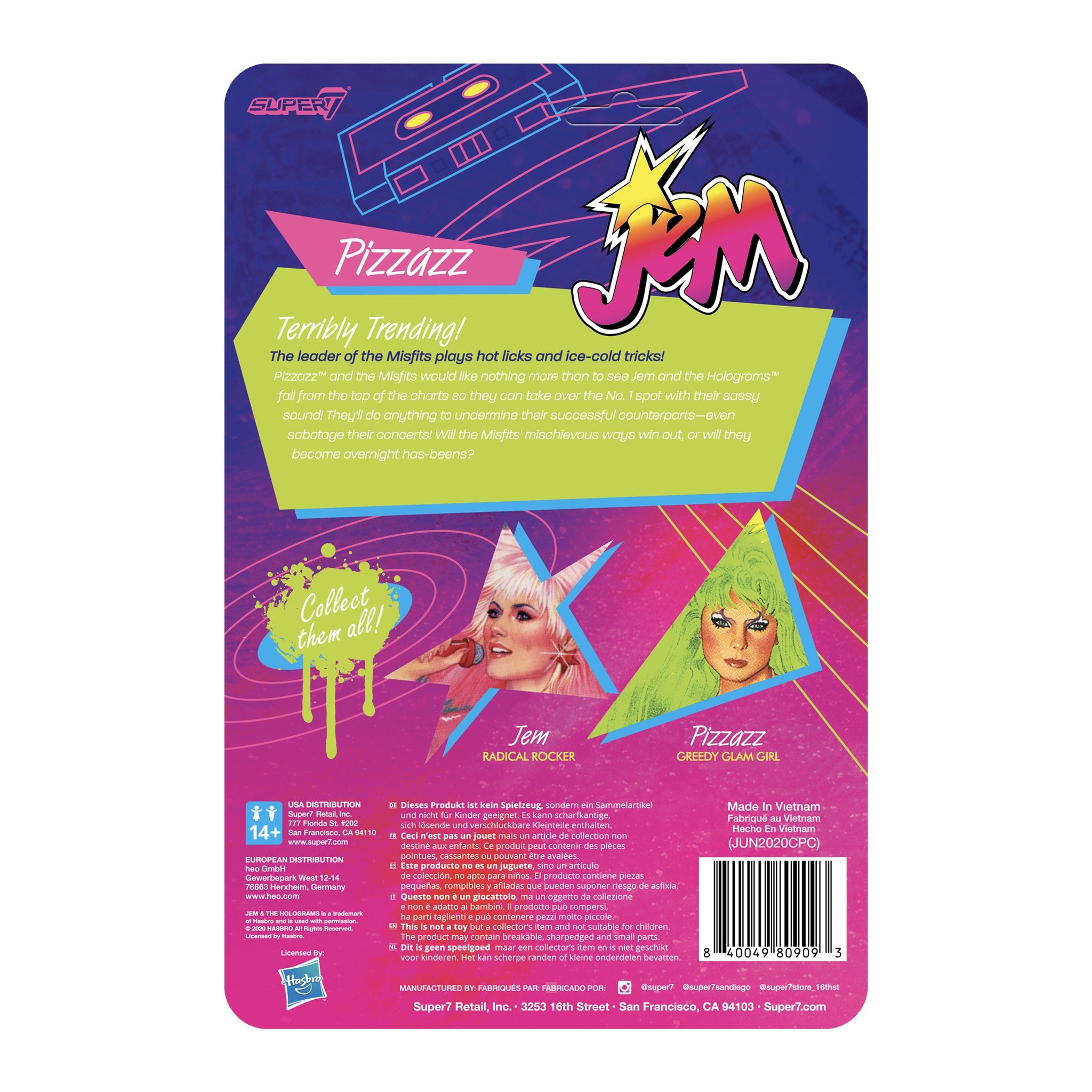 Jem and the Holograms ReAction Figure - Pizzazz