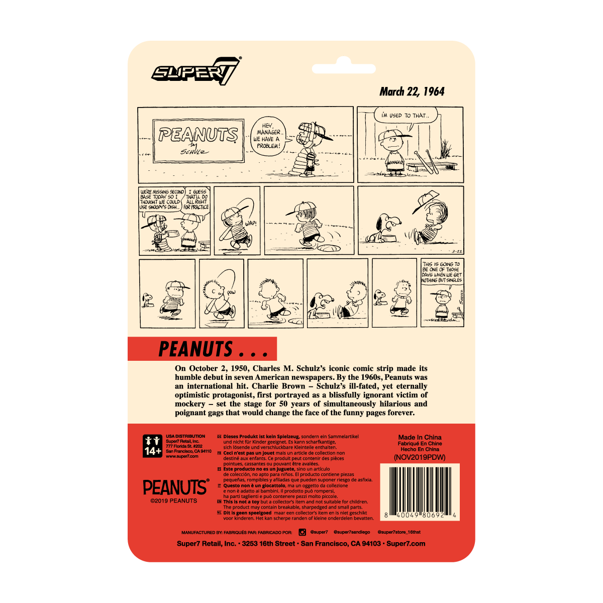 Peanuts ReAction Wave 2 - Charlie Brown Manager