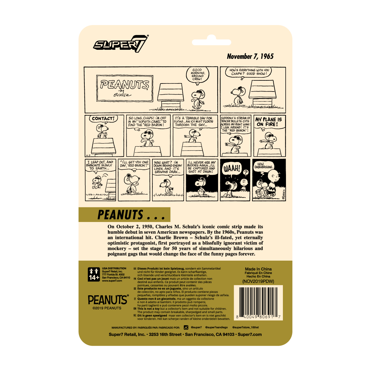 Peanuts ReAction Wave 2 - Snoopy Flying Ace