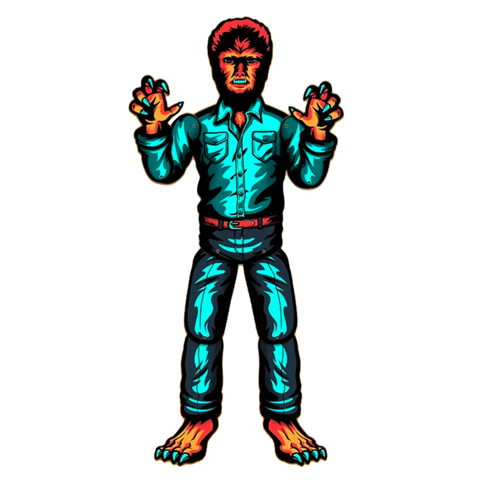 Universal Monsters Paper People - The Wolf Man