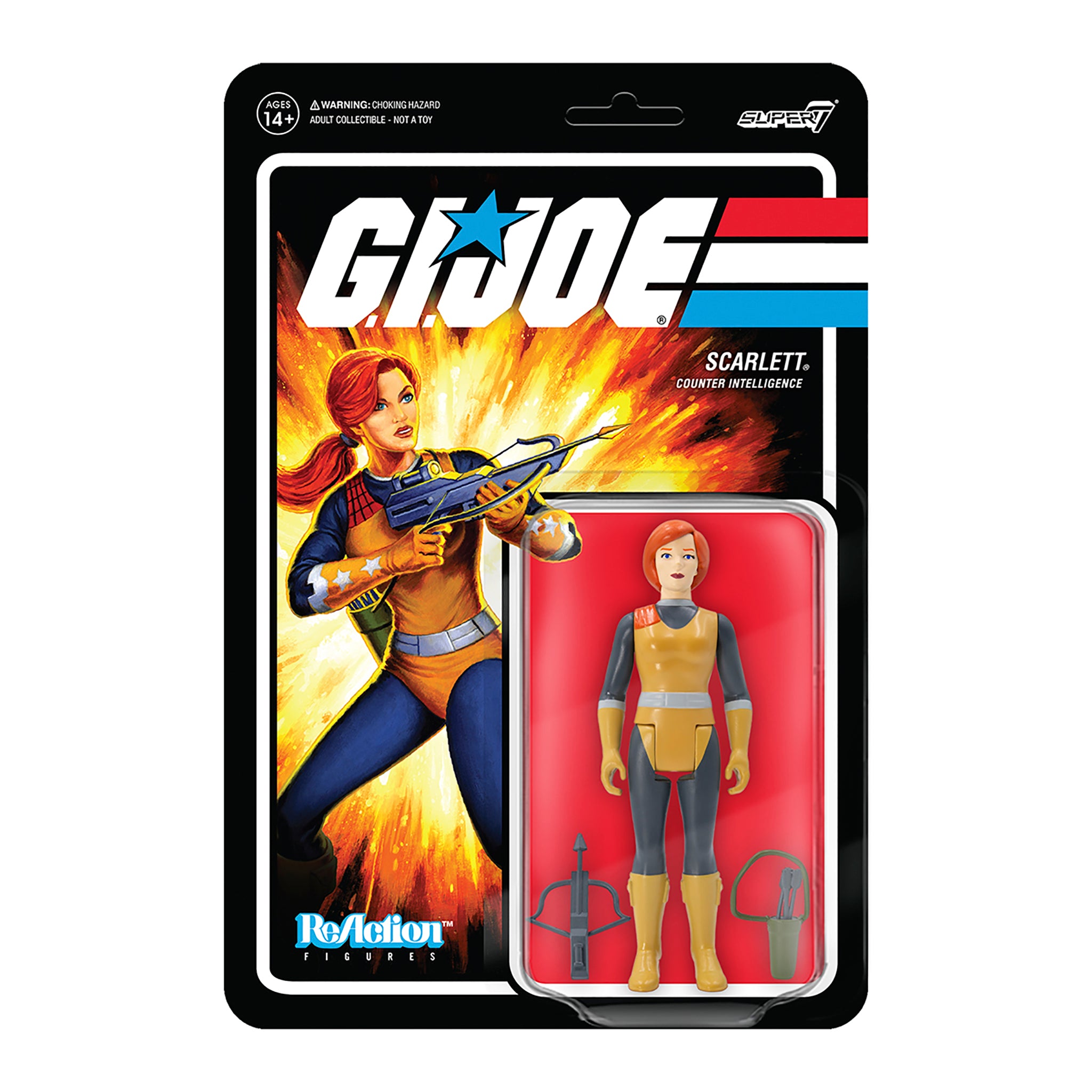 G.I. Joe ReAction Figures Wave 1 - Scarlett [PRE-SALE ITEM - WILL SHIP OCTOBER 2021]