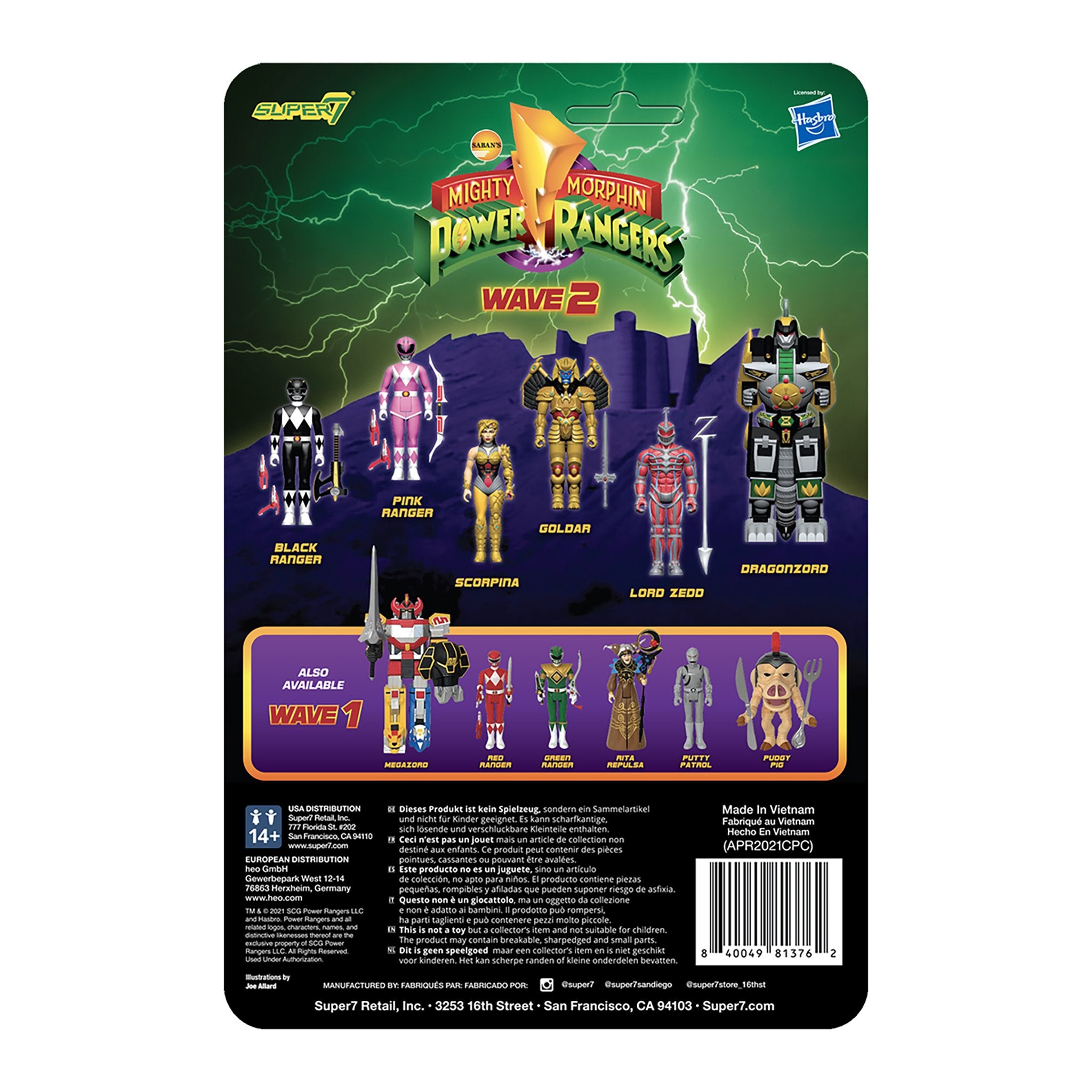 Mighty Morphin Power Rangers ReAction Figure Wave 2 - Lord Zedd