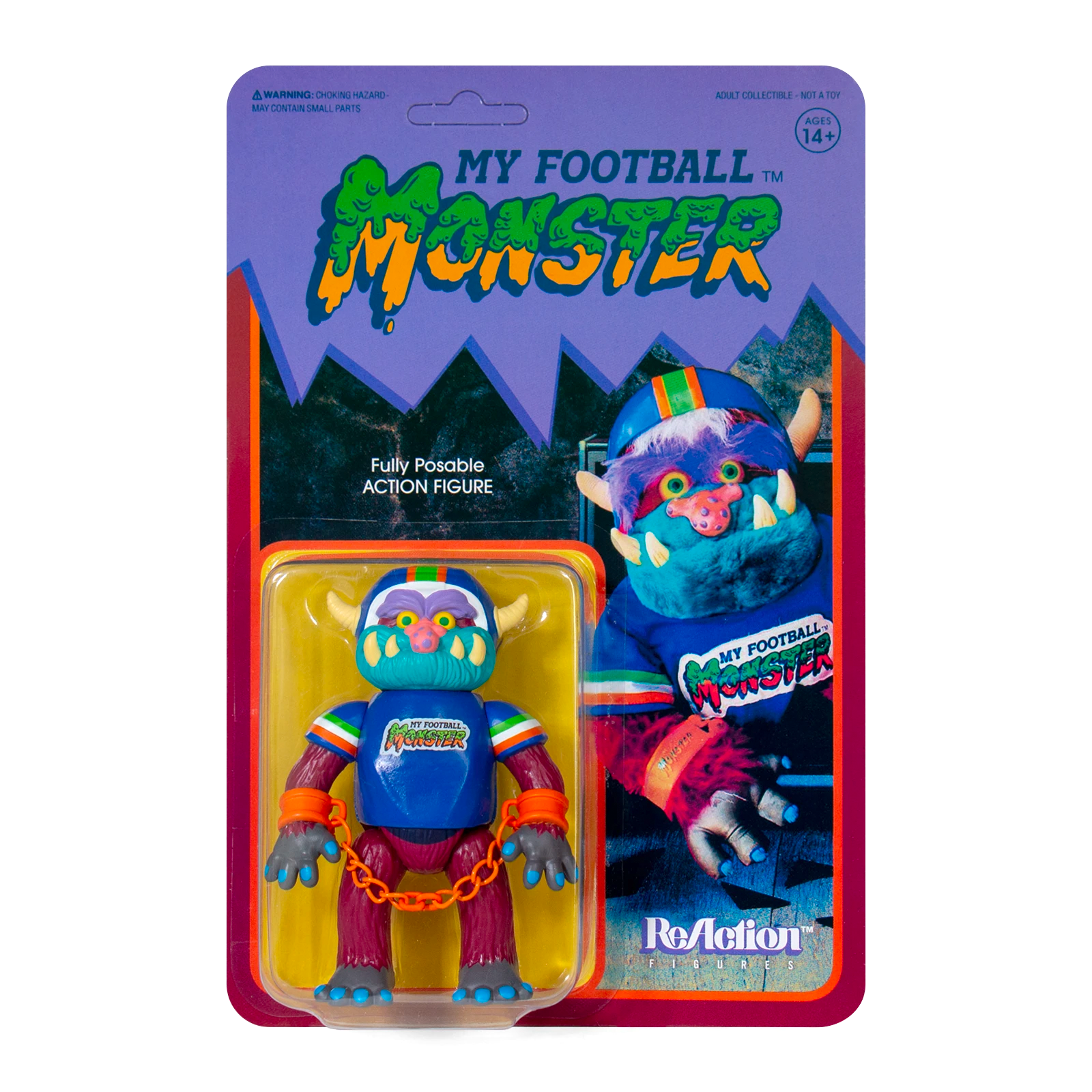 My Pet Monster ReAction Figure - Football Monster