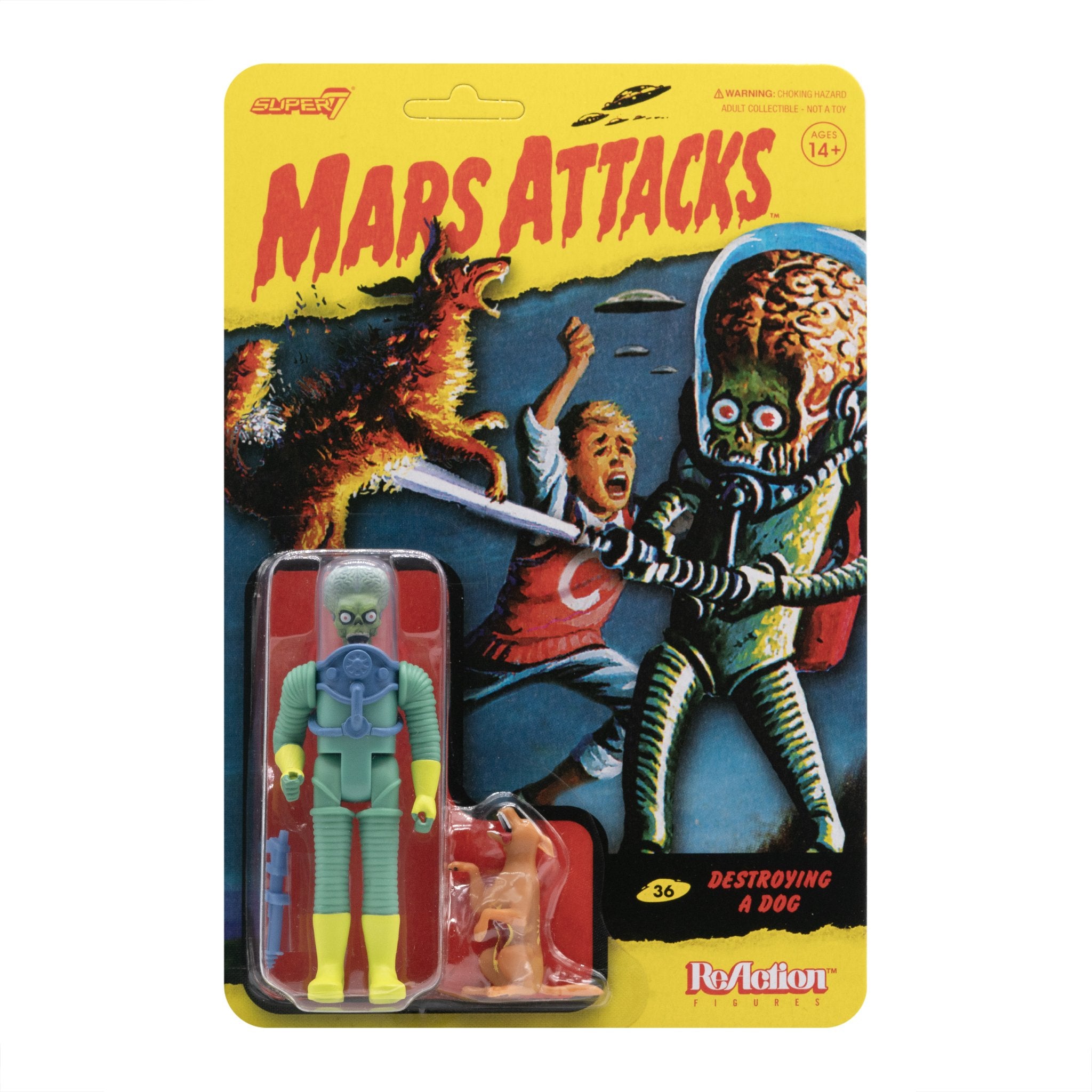 Mars Attacks ReAction Figure - Destroying A Dog