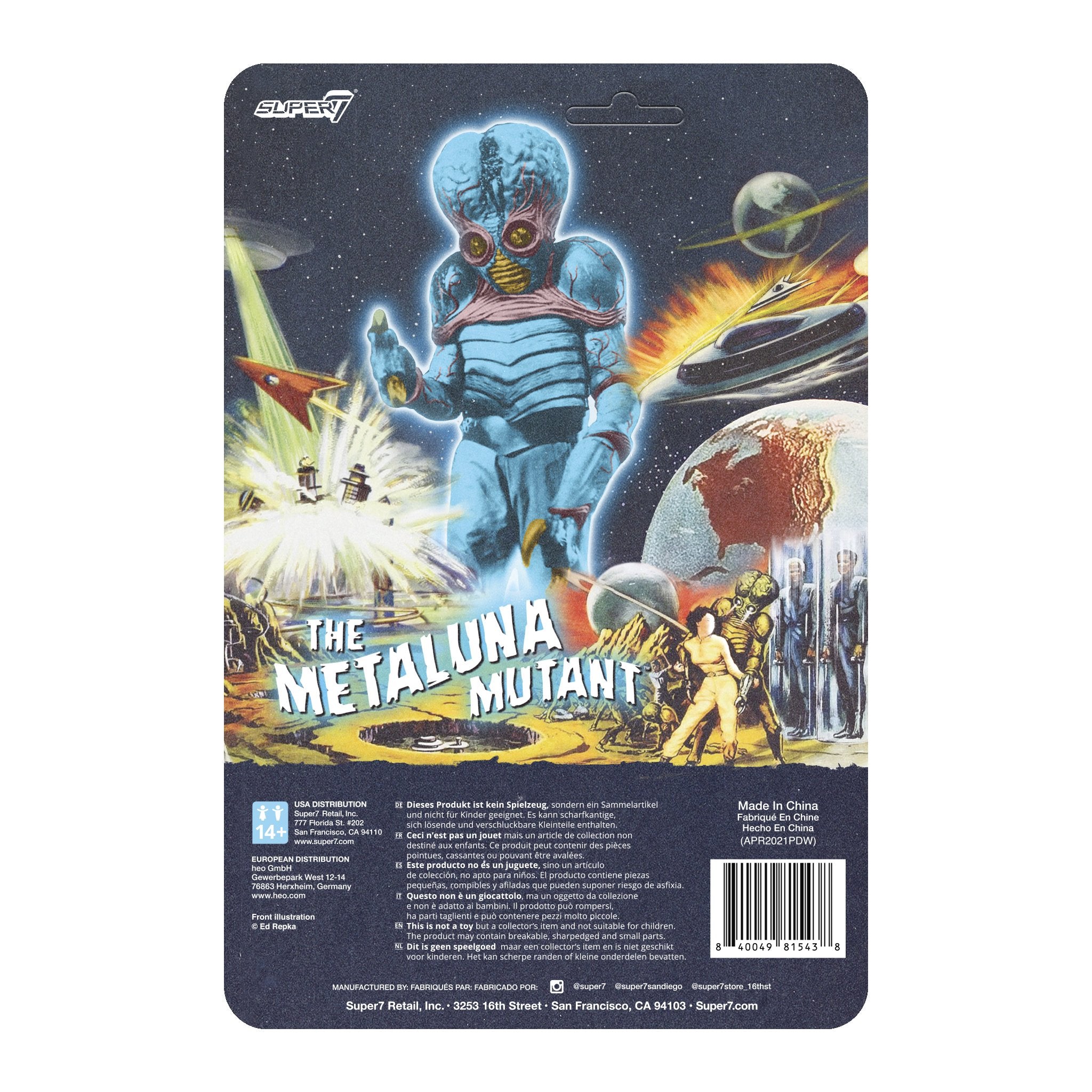 The Metaluna Mutant ReAction Figure - Original (Blue Glow)
