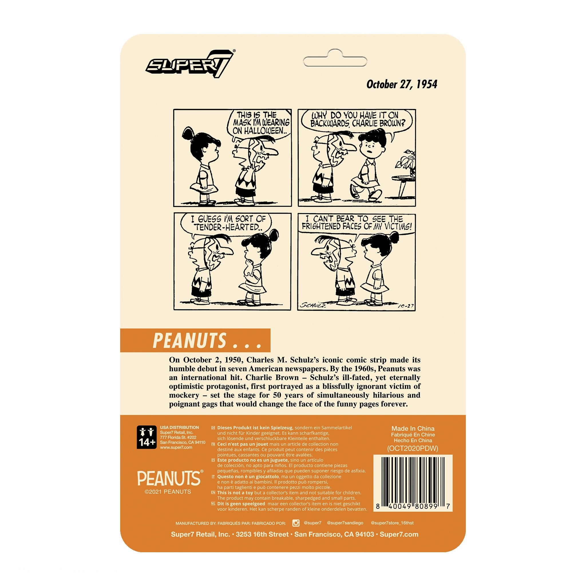 Peanuts ReAction Figure Wave 4 - Masked Charlie Brown