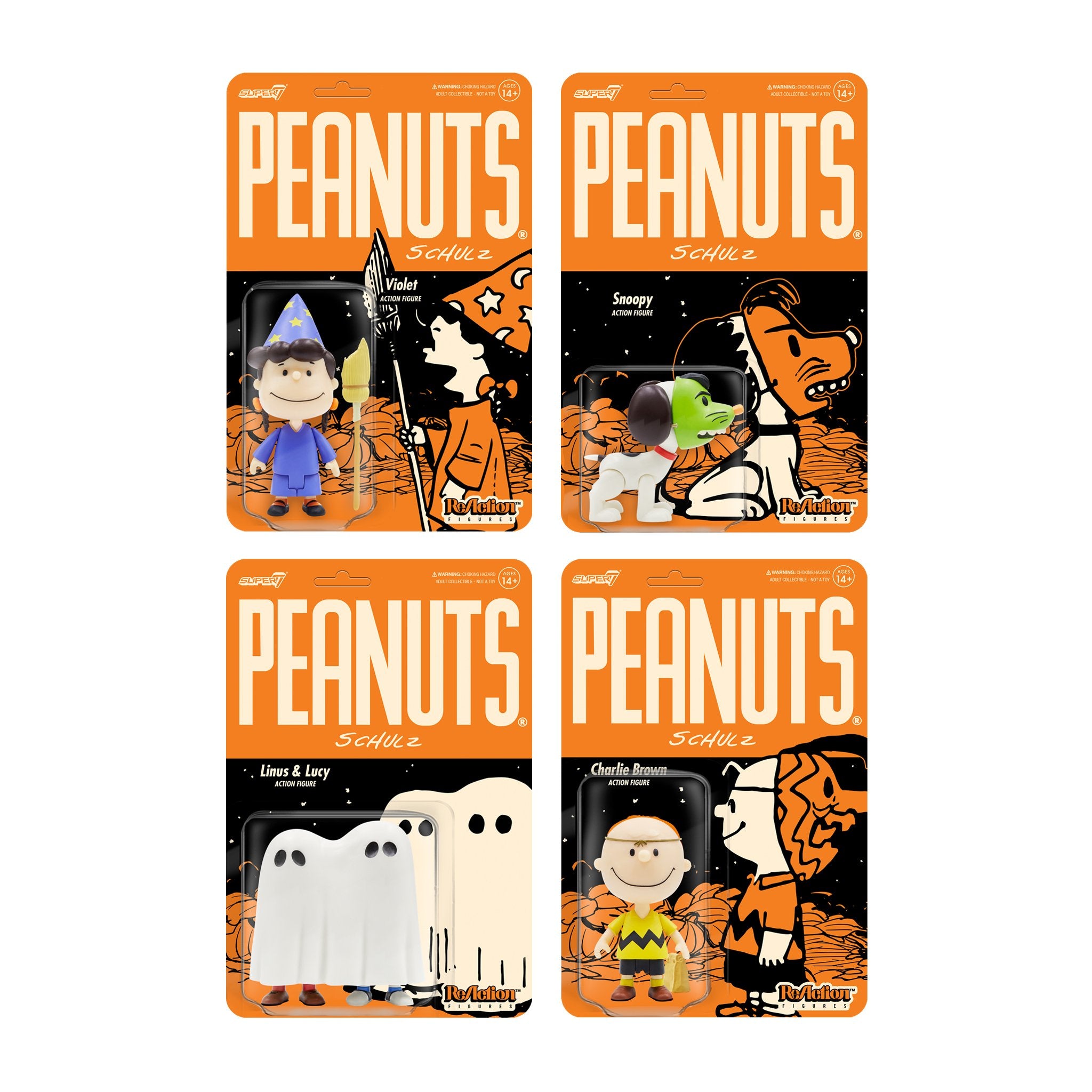Peanuts ReAction Full Set - Wave 4 (Set of 4)