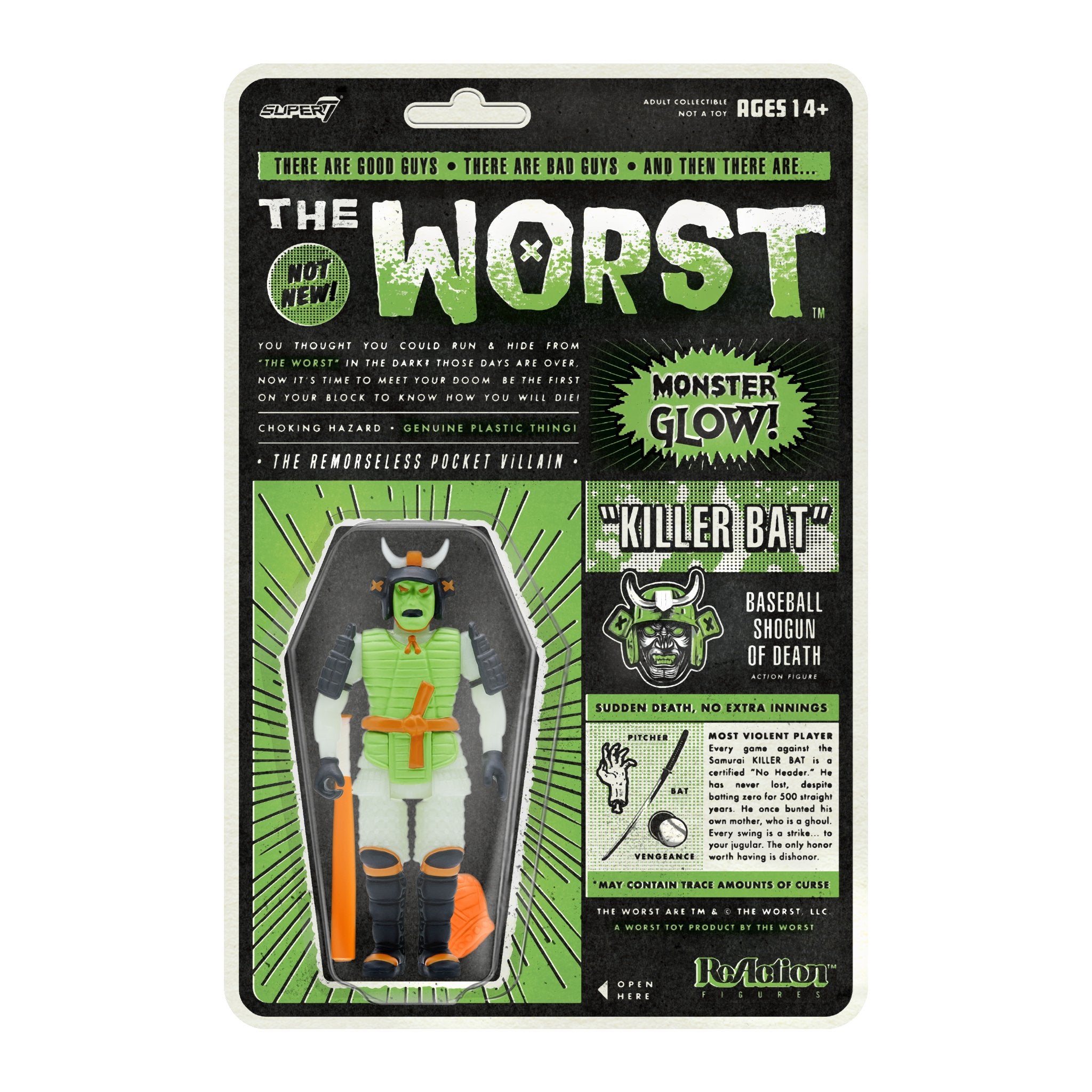 The Worst ReAction Figures Wave 3 - Killer Bat (Hell-oween Glow)