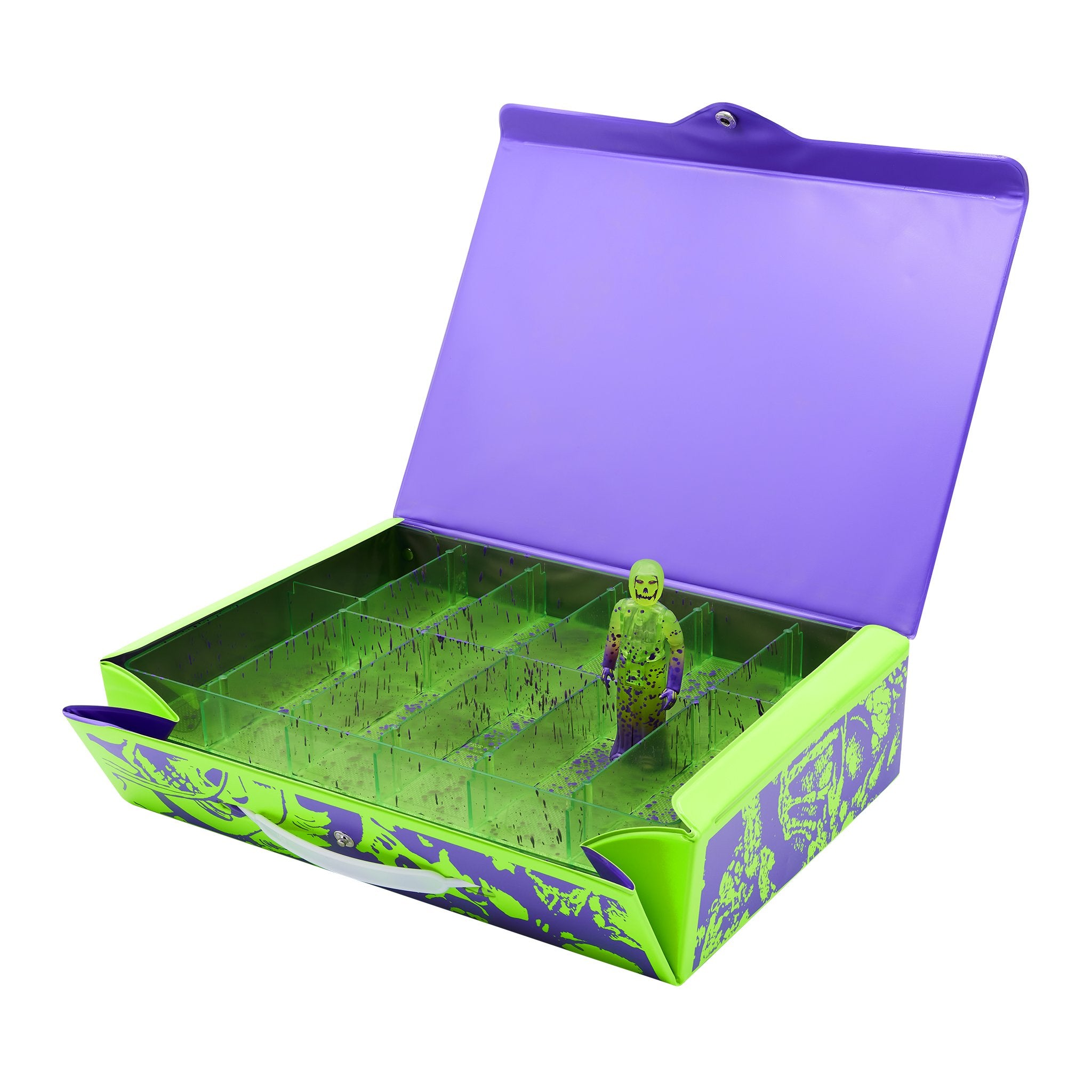 Misfits ReAction Figures - Carry Case with Fiend (Neon Green Purple)