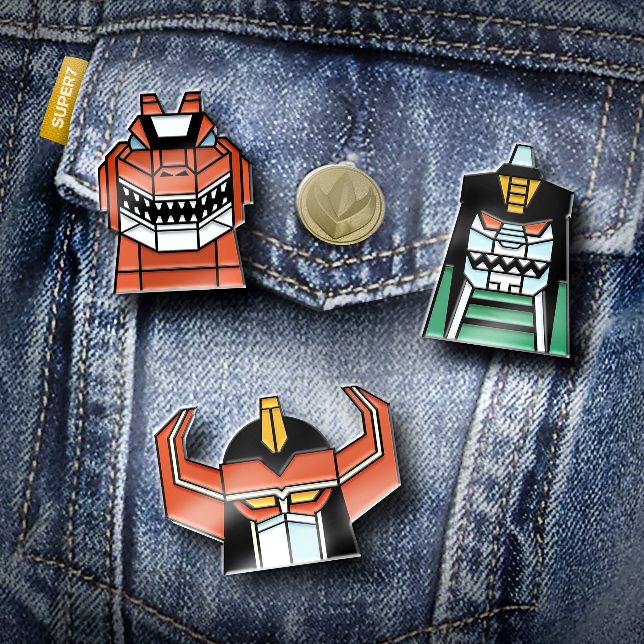 Mighty Morphin Power Rangers Enamel Pin - Megazord