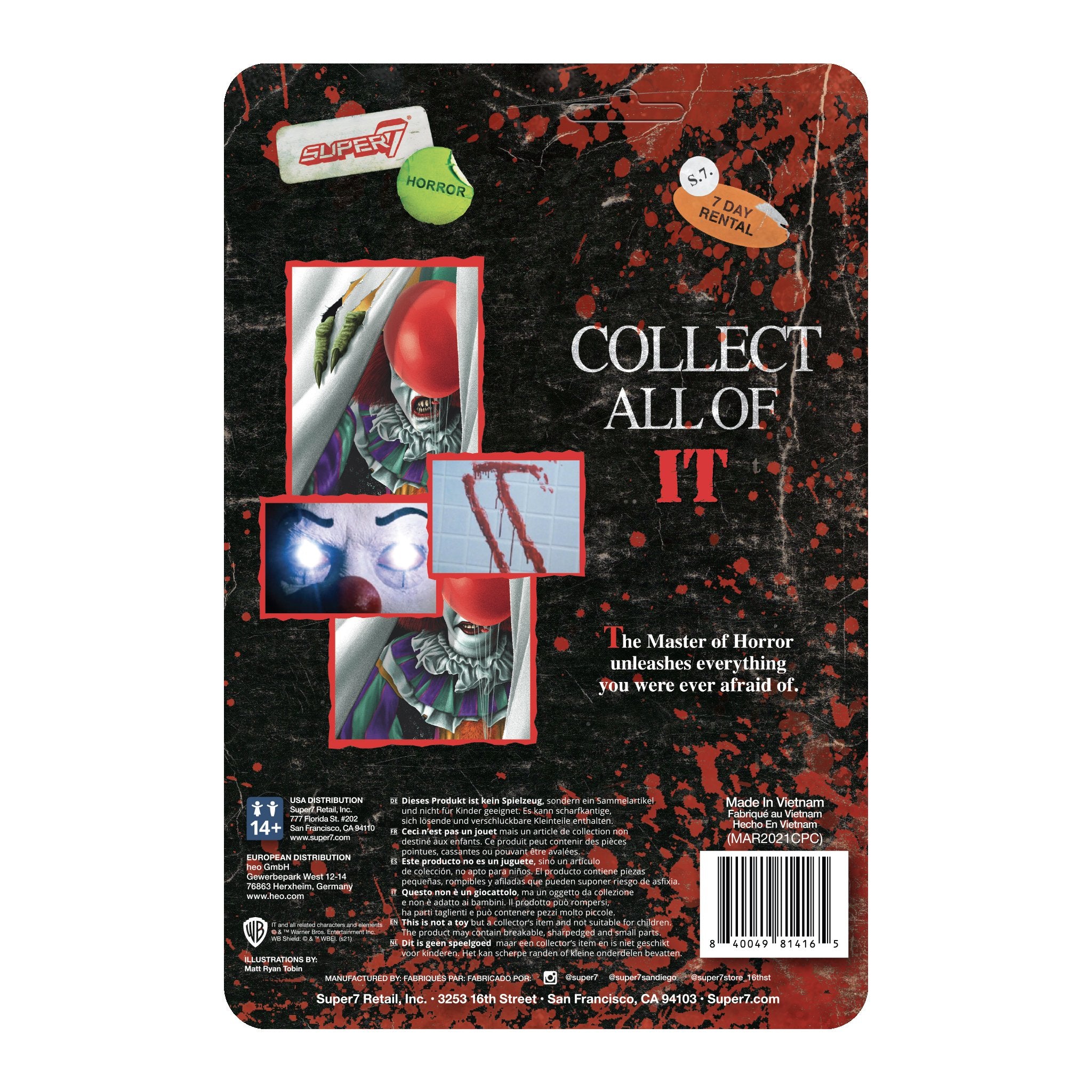 IT Reaction Figure - Pennywise (Clown)