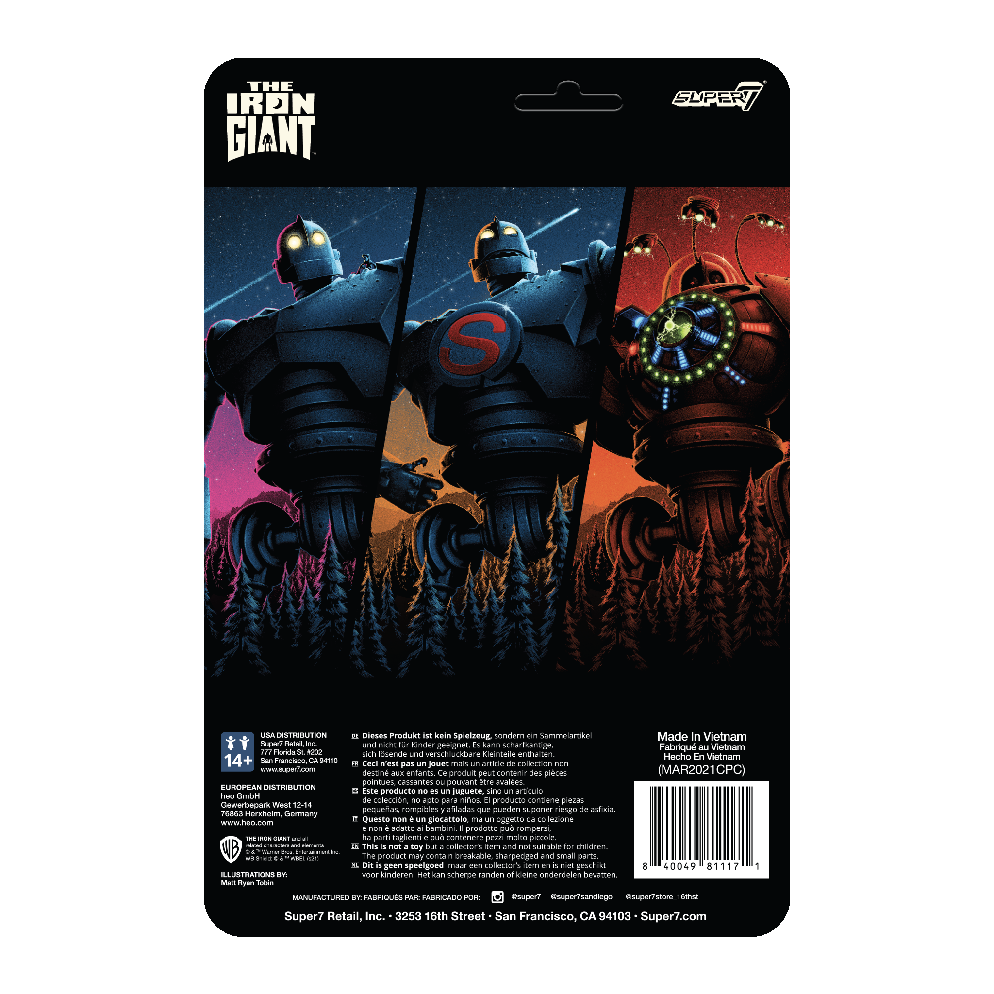 The Iron Giant ReAction Figure - Attack Giant