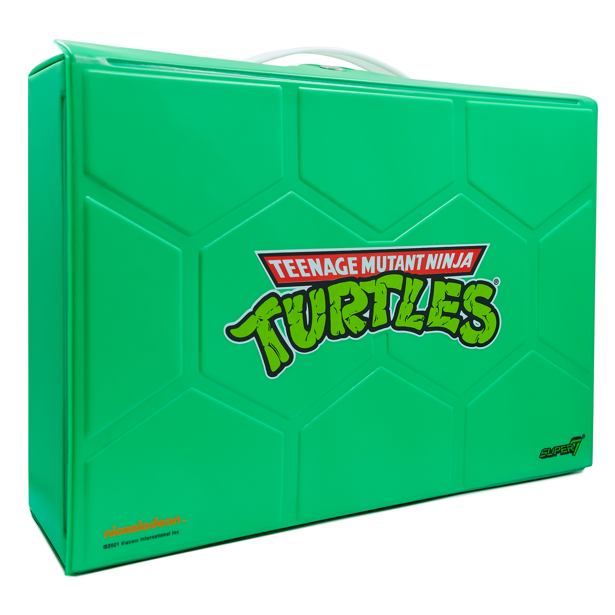Teenage Mutant Ninja Turtles ReAction Figures - Carry Case with Michelangelo (Metallic)