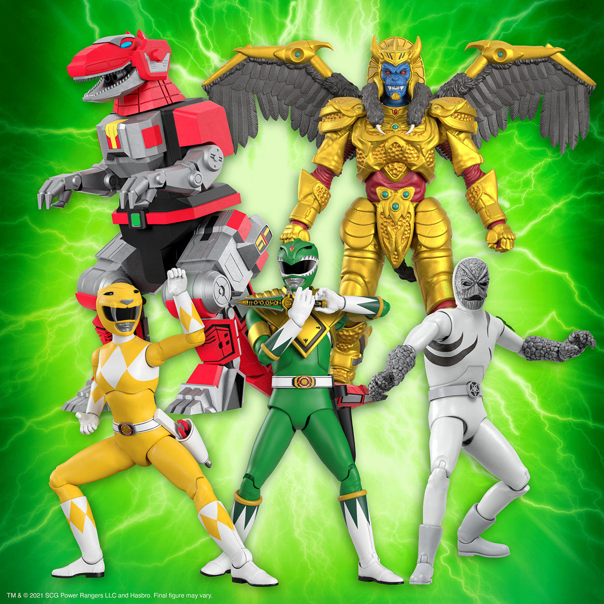 Mighty Morphin Power Rangers ULTIMATES! Wave 1 - Set of 5 (Pre-Order)
