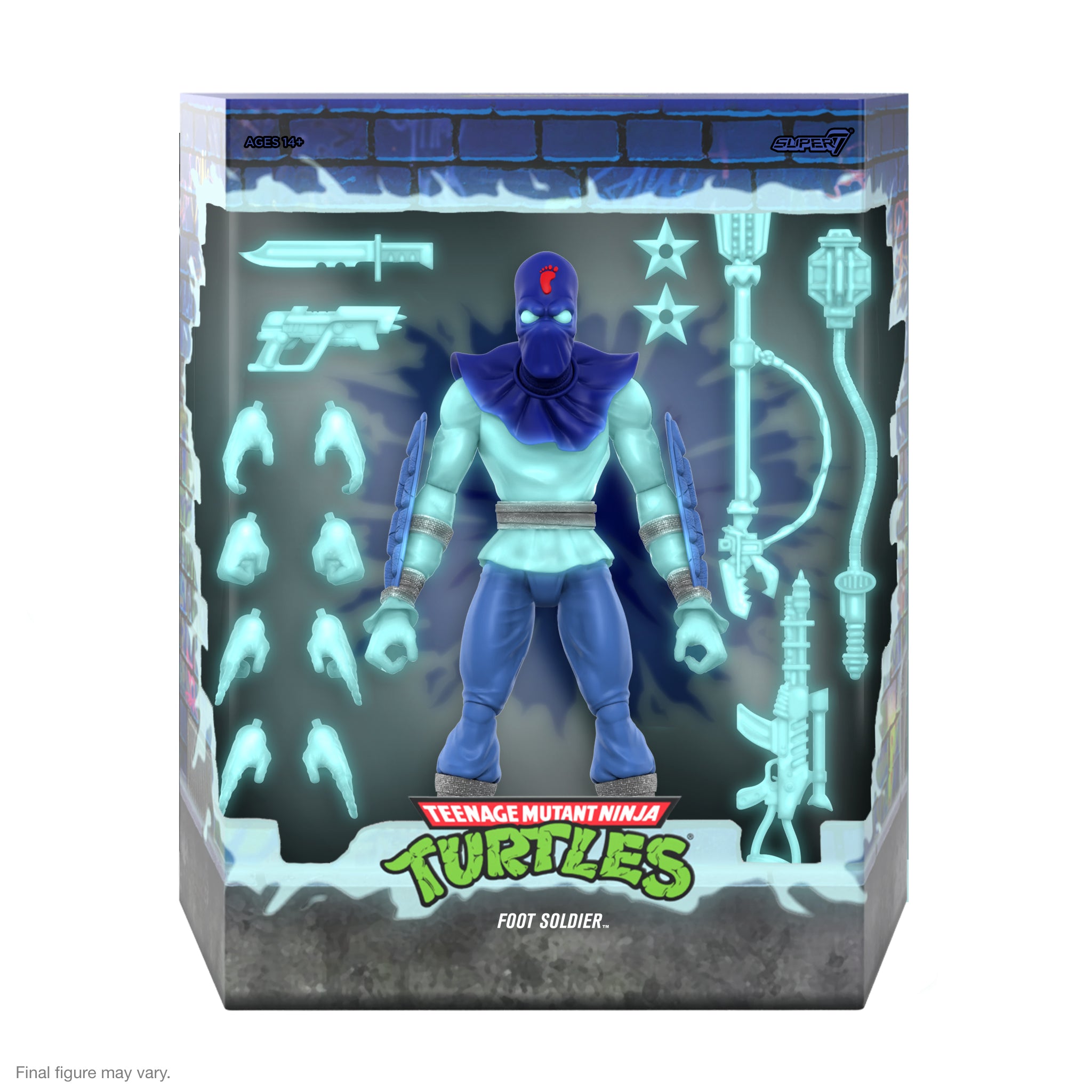 Teenage Mutant Ninja Turtles ULTIMATES! - Foot Soldier [Glow] (Super7 Exclusive Pre-Order)