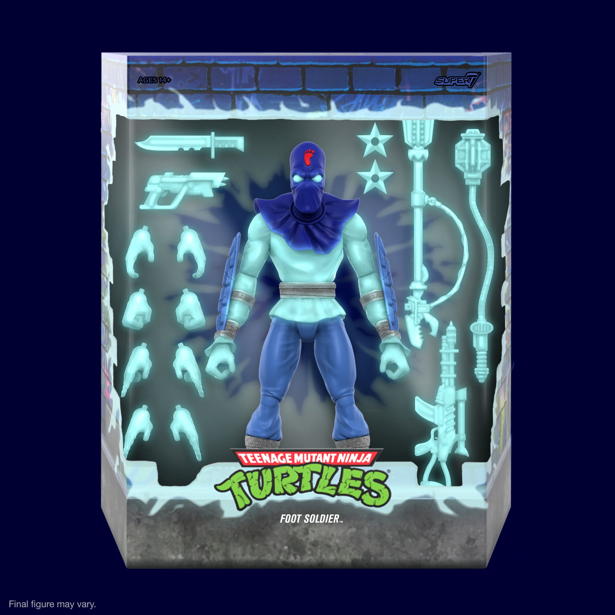 Teenage Mutant Ninja Turtles ULTIMATES! - Foot Soldier [Glow] (Super7 Exclusive Pre-Order)