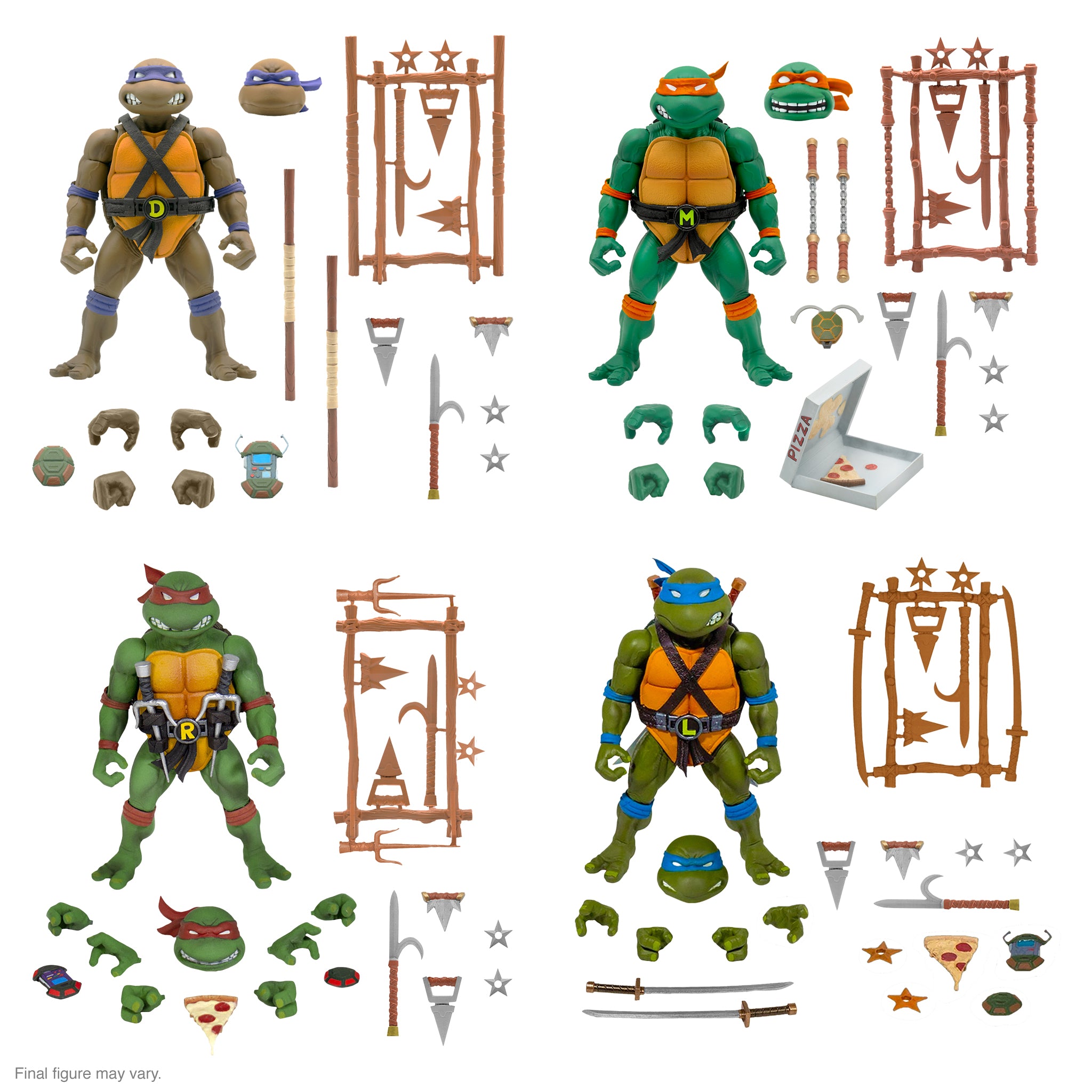 Teenage Mutant Ninja Turtles ULTIMATES! - The Turtles [Set of 4] (Pre-Order)