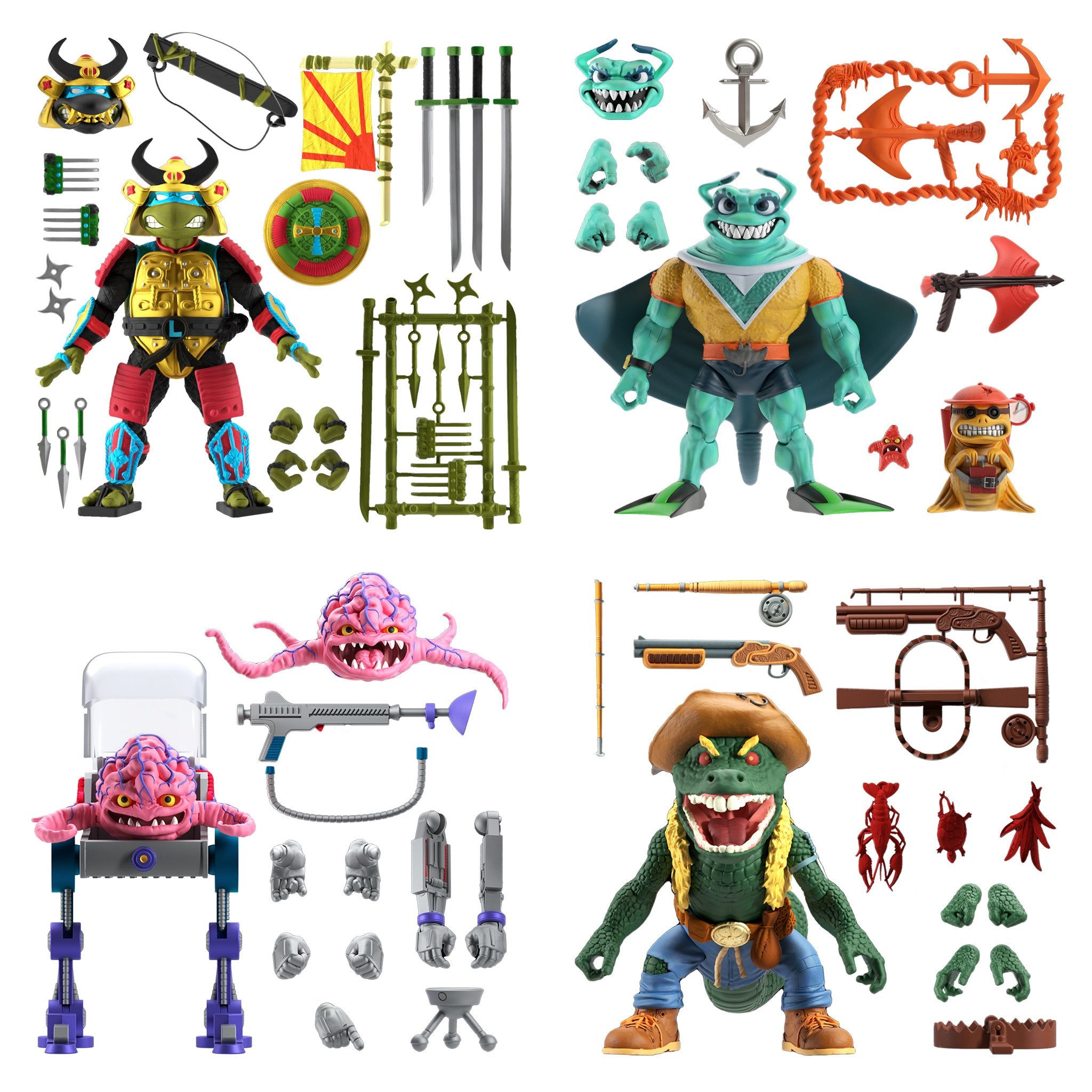 Teenage Mutant Ninja Turtles Ultimates Wave 5 - Set of 4 (Pre-Order)