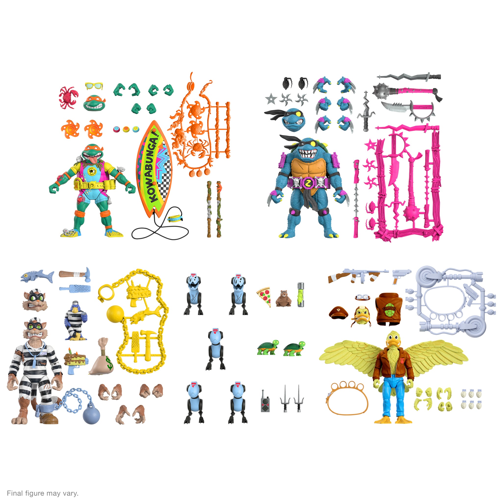 Teenage Mutant Ninja Turtles ULTIMATES! Wave 6  - Set of 5 (Pre-Order)