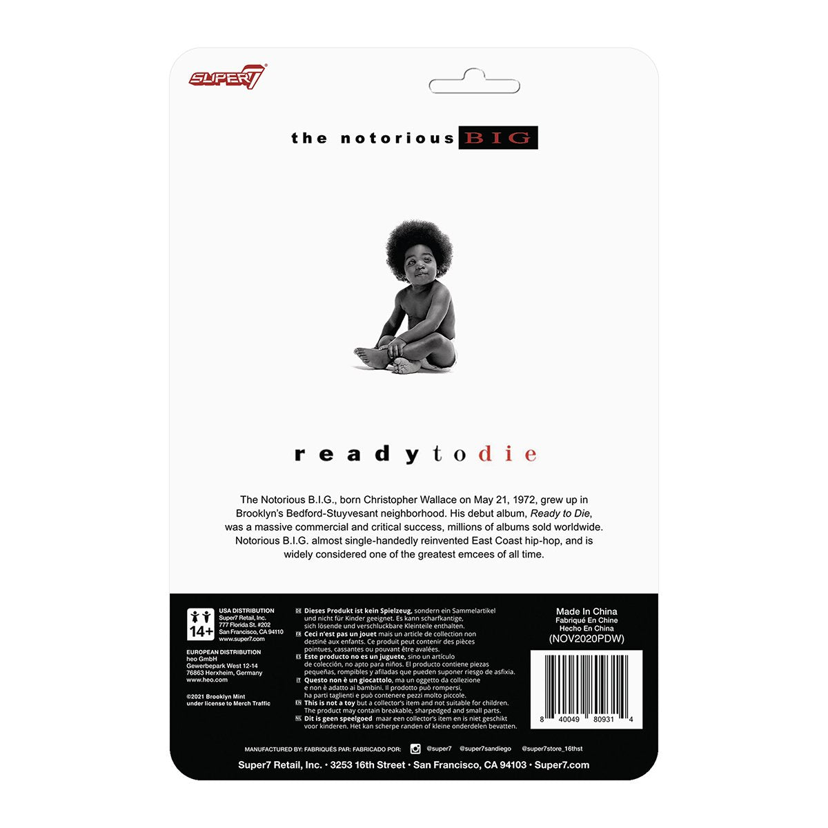 Notorious B.I.G. ReAction Figure - The Original